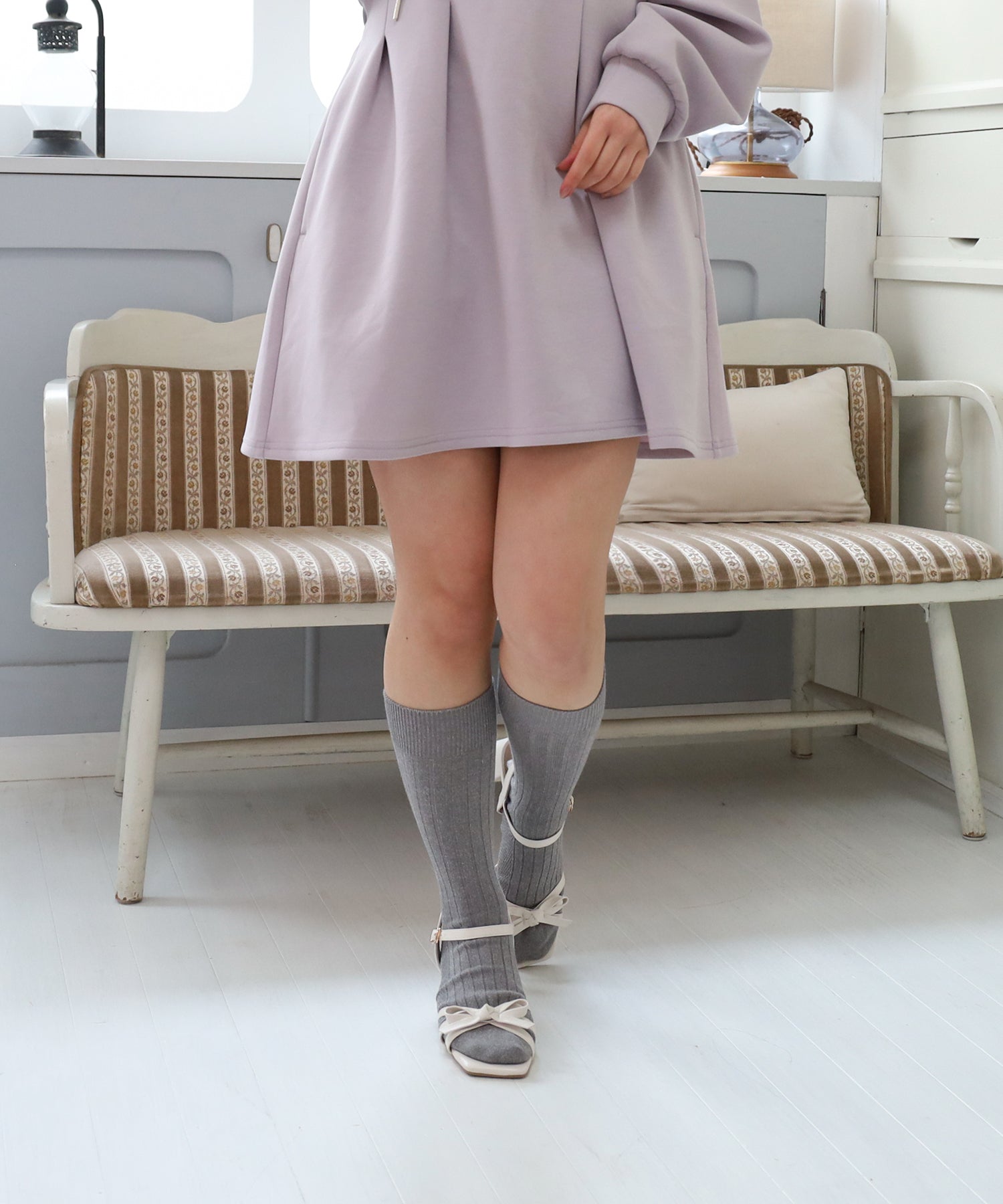 ラベンダー　model：156　着用サイズ：M