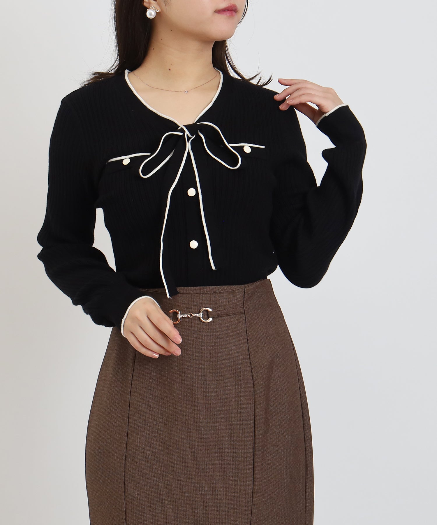 ブラック　model:156　着用サイズ：M