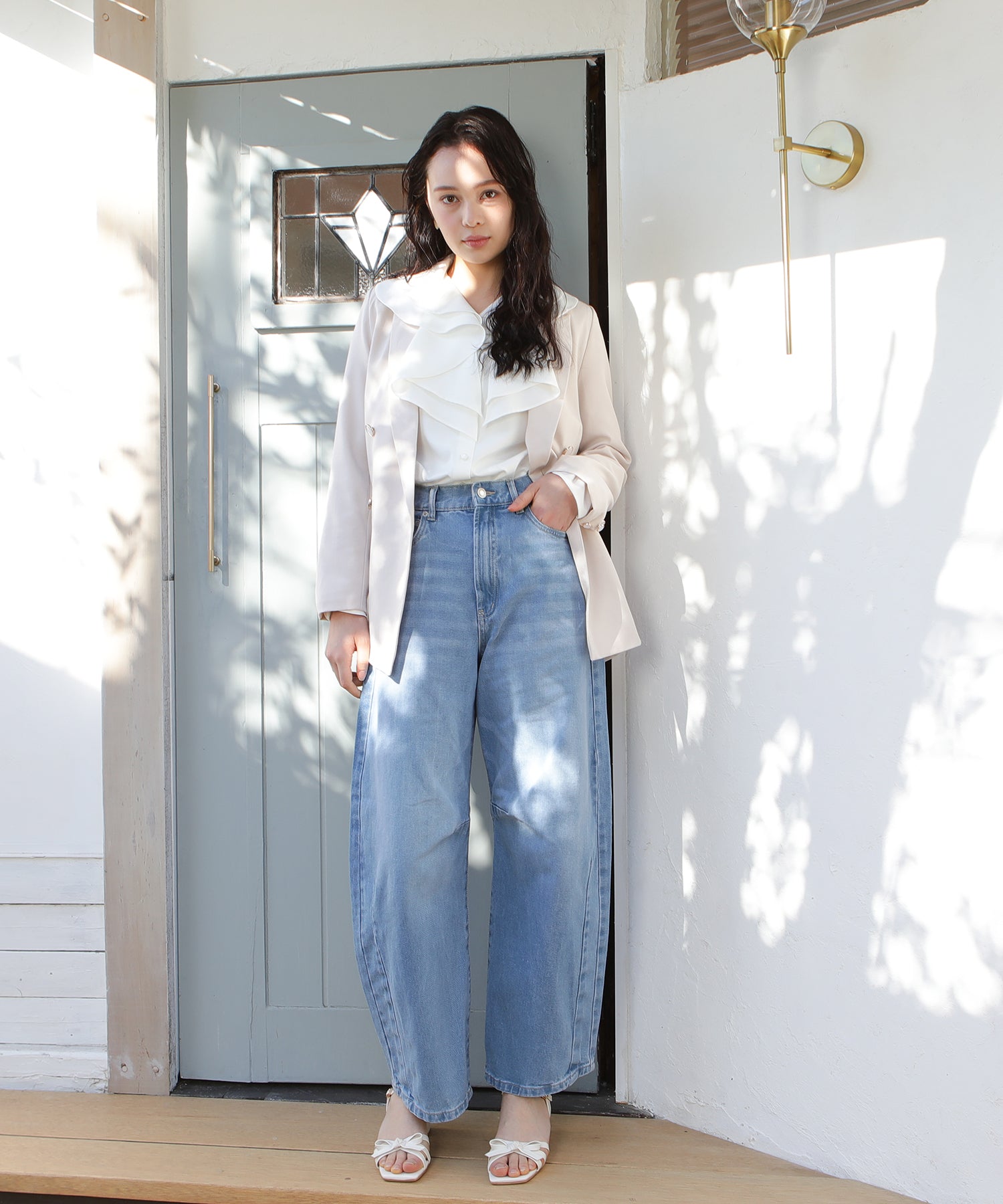 ホワイト　model：171　着用サイズ：M