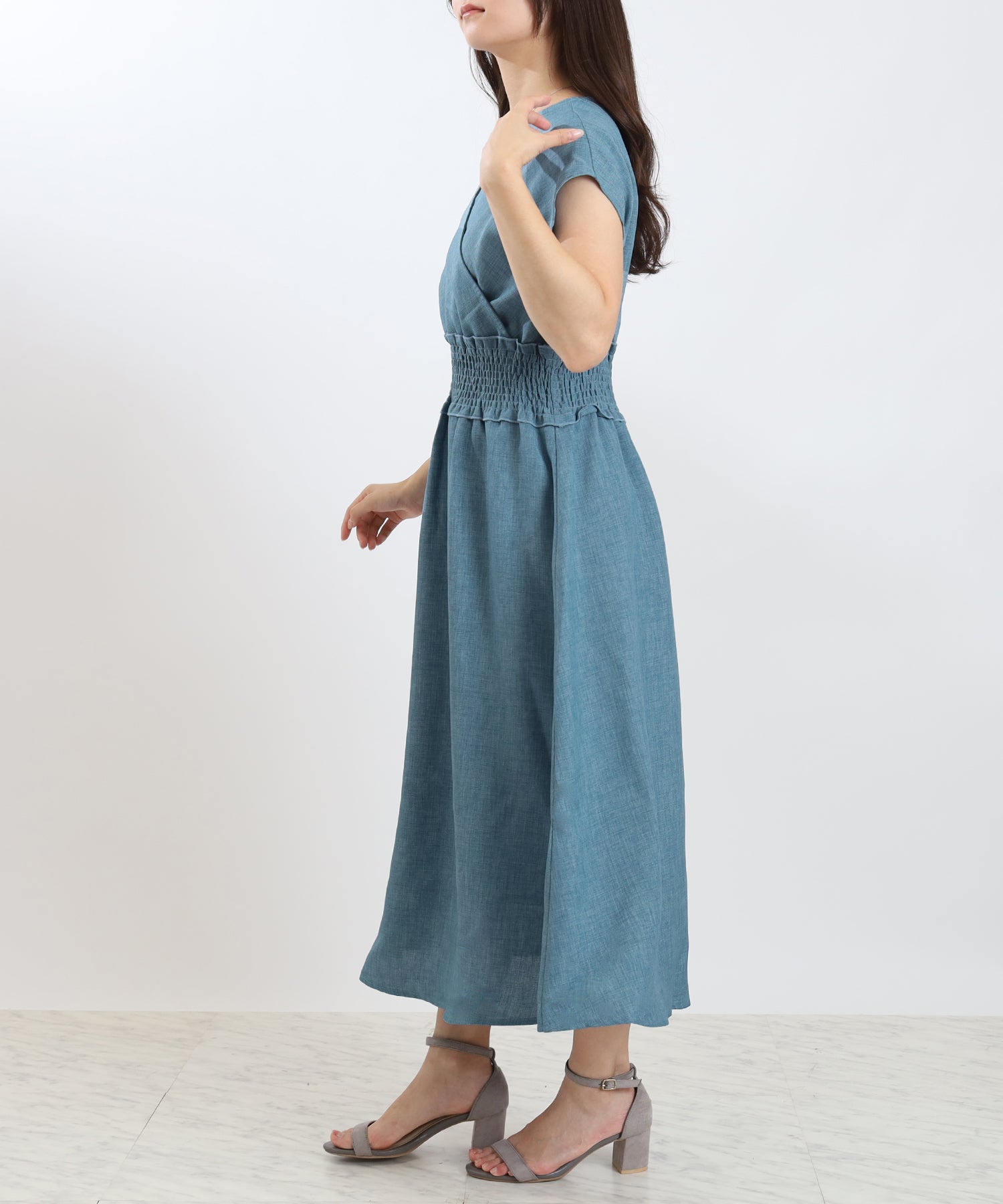 ブルーグリーン　model:160cm  着用サイズ：M