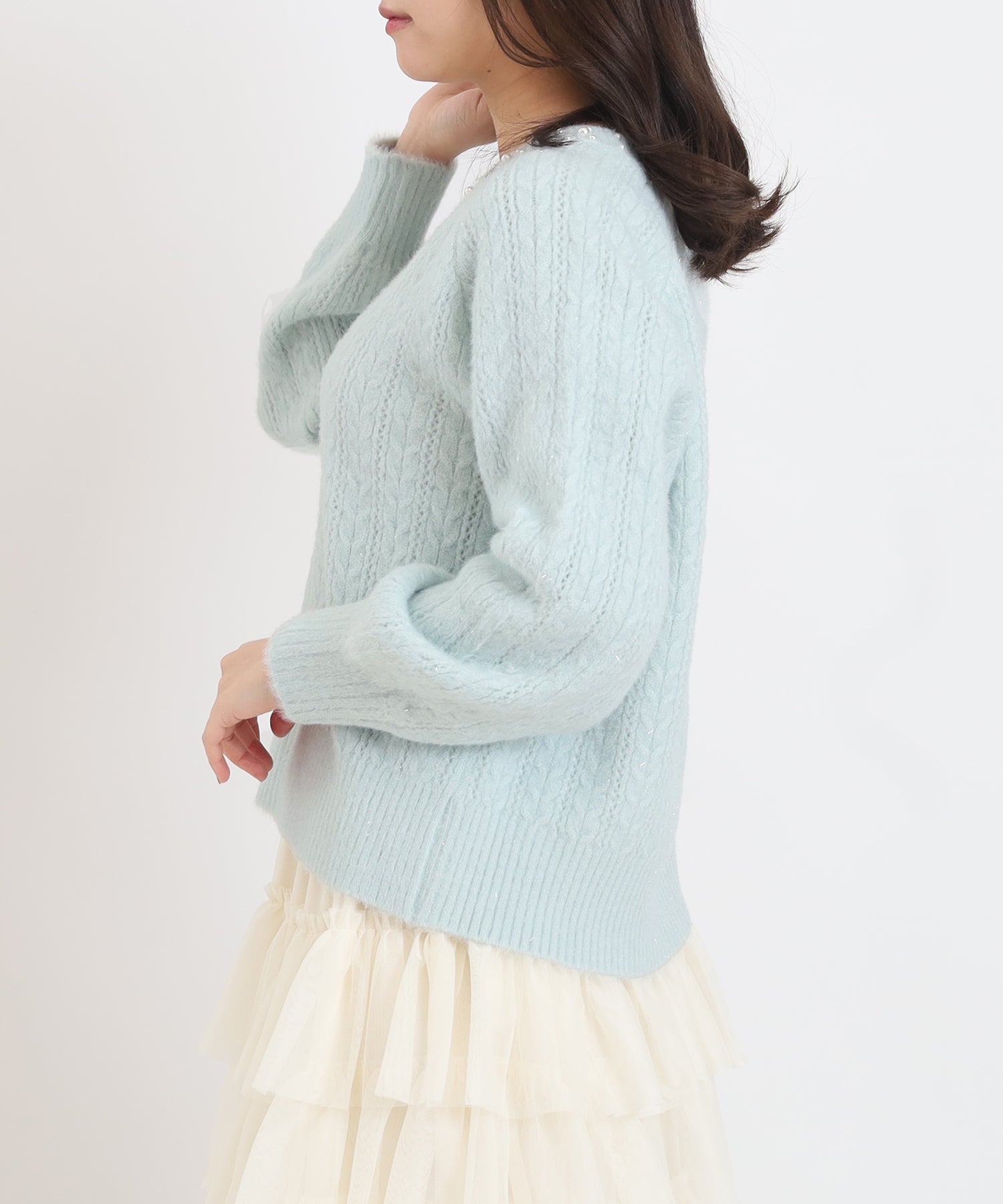 ミント　model:156cm  着用サイズ：M