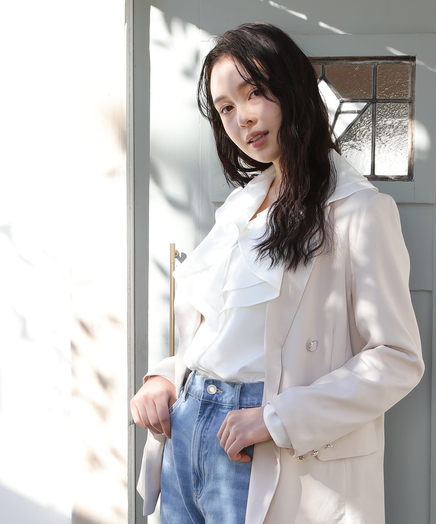 ホワイト　model：171　着用サイズ：M