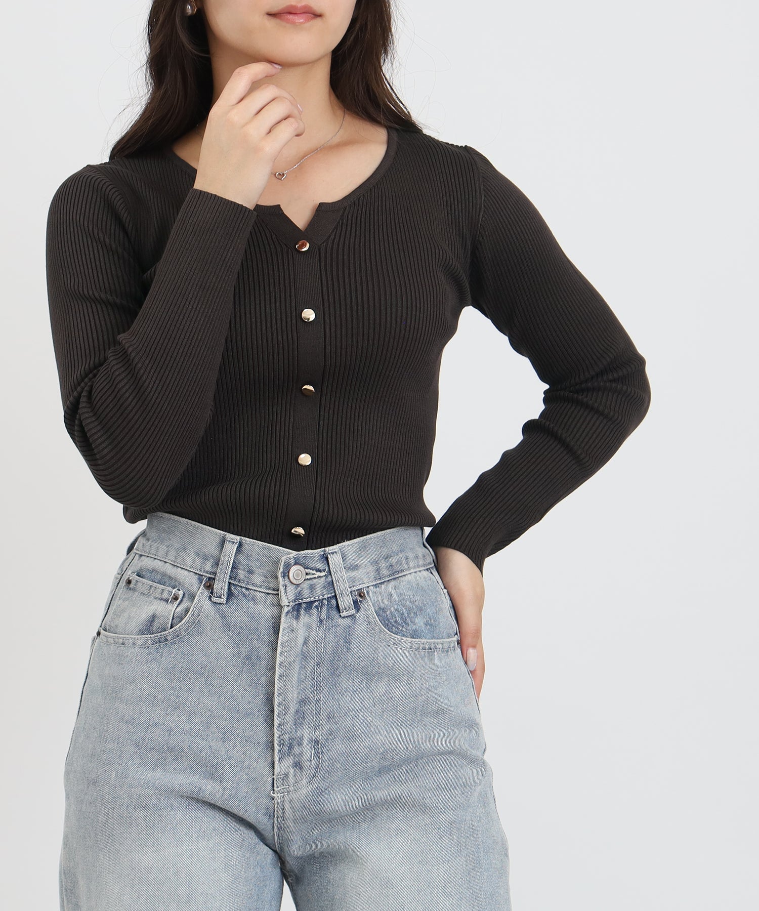 ブラウン　model：160　着用サイズ：M