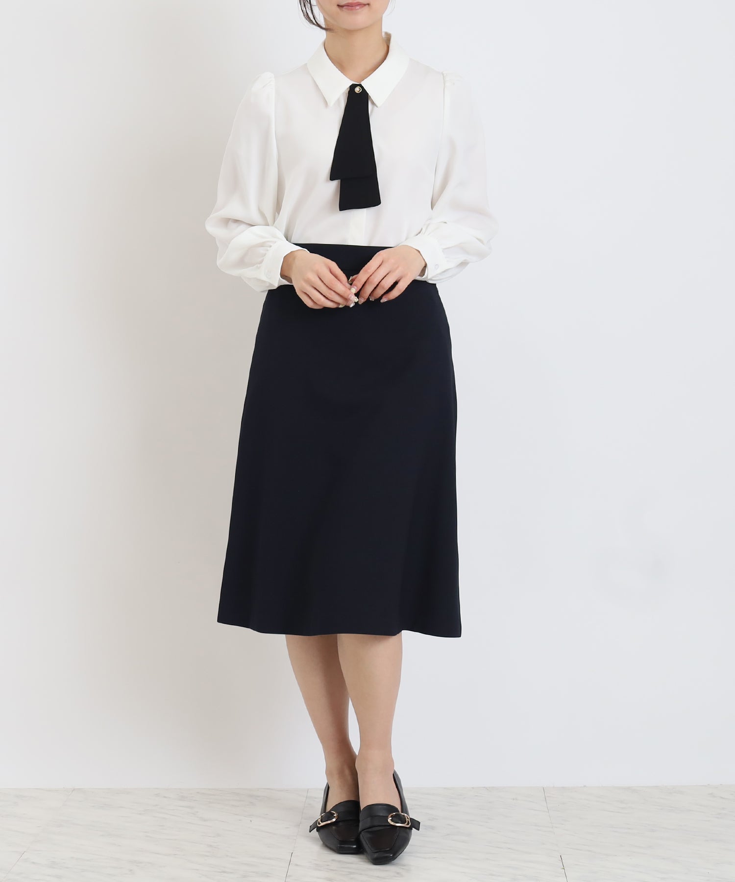 ネイビー　model:160cm  着用サイズ：M