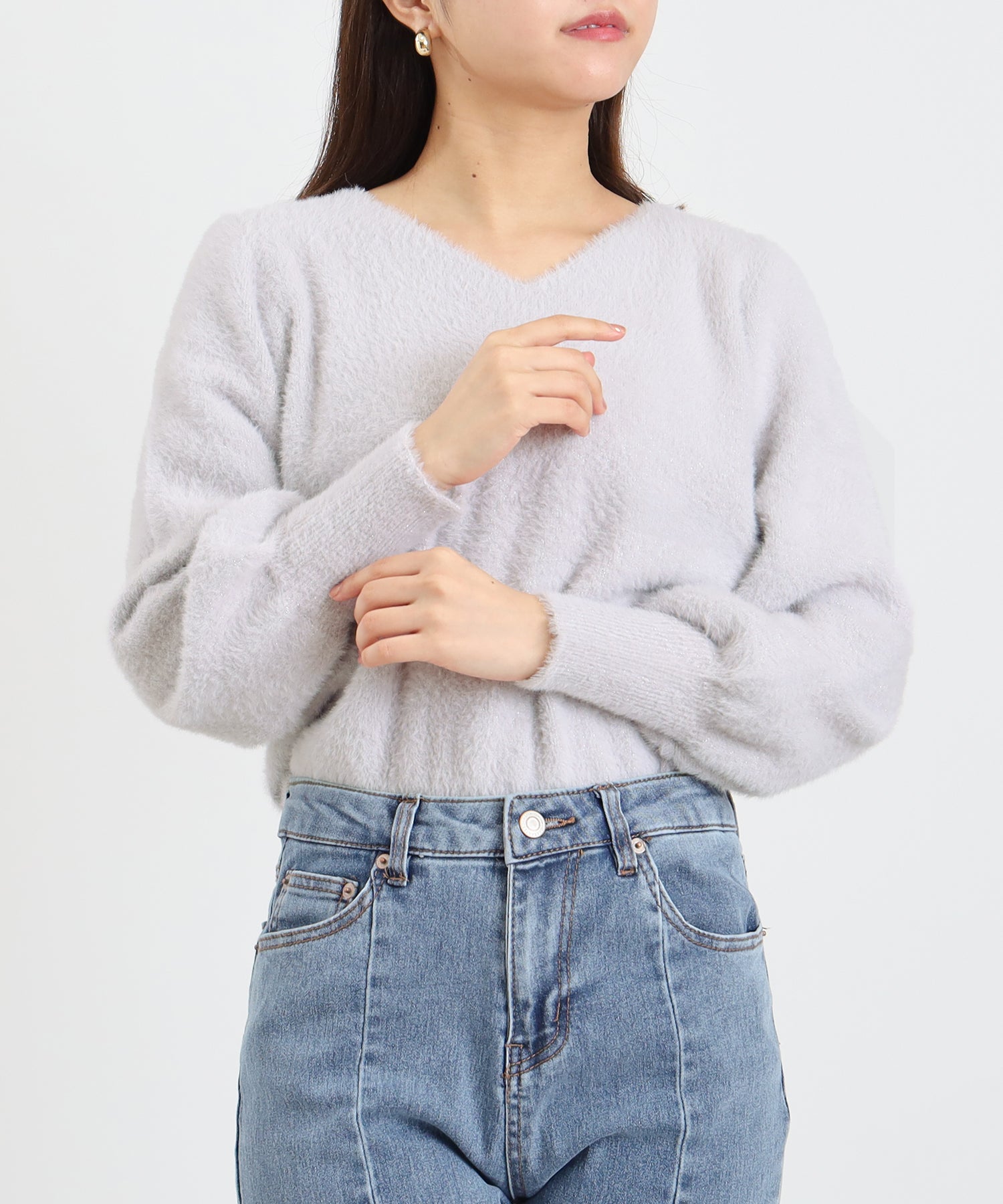 ラベンダー　model：156　着用サイズ：M