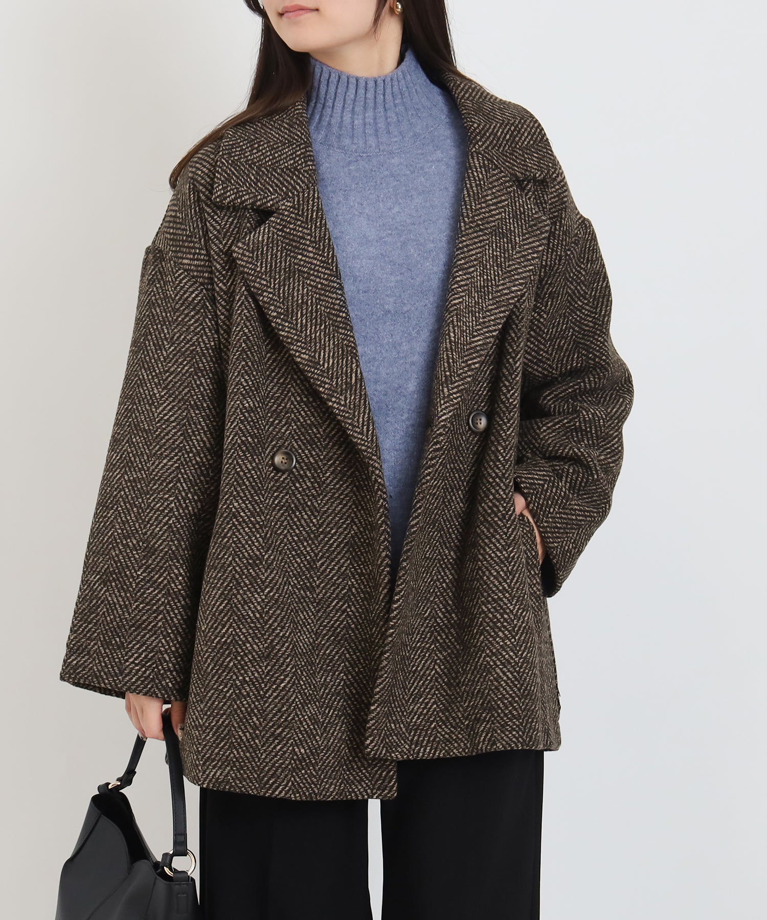 ブラウン　model：160　着用サイズ：M