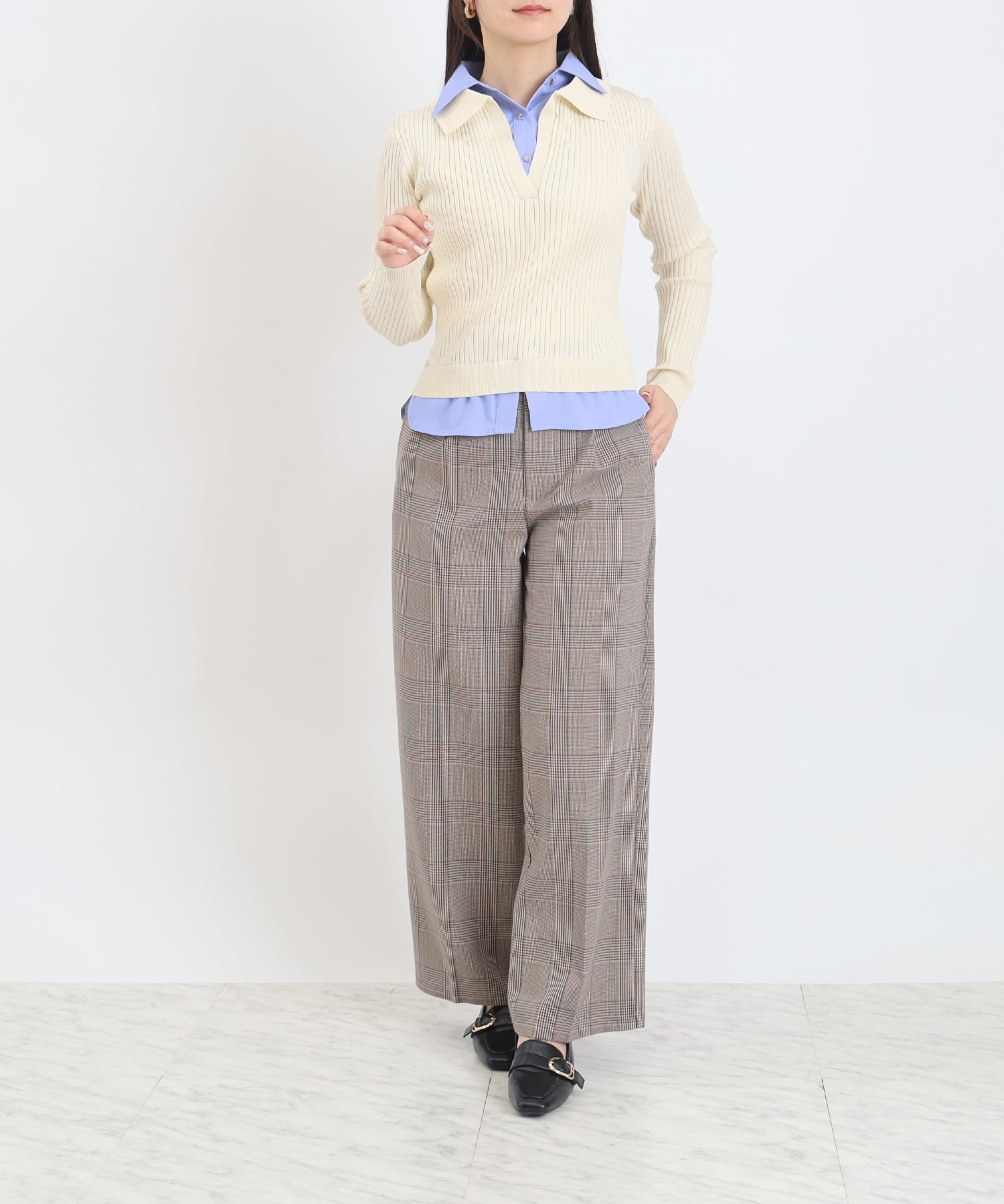 アイボリー　model：160　着用サイズ：M