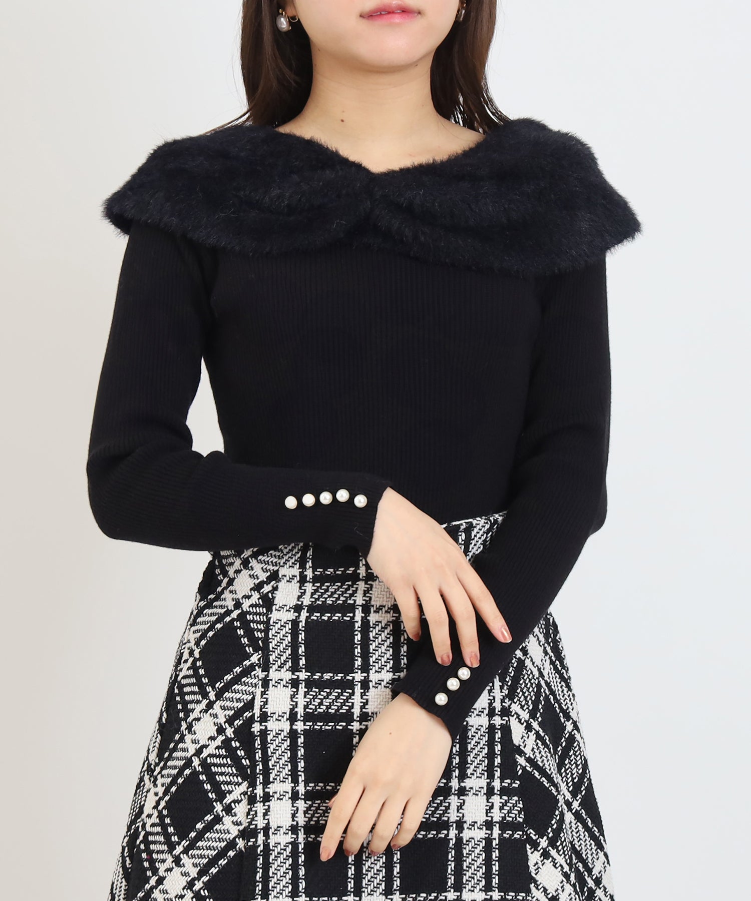 ブラック　model:156　着用サイズ：M