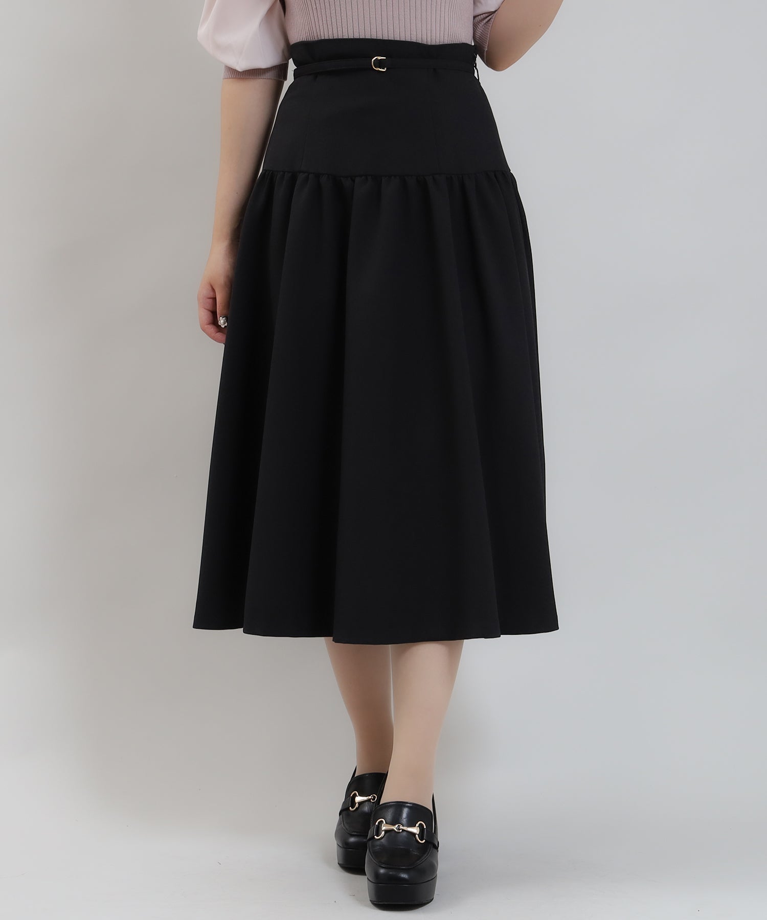 ○最終価格○【パメオポーズ】YOKE SWITCHING LONG SKIRT - ロングスカート