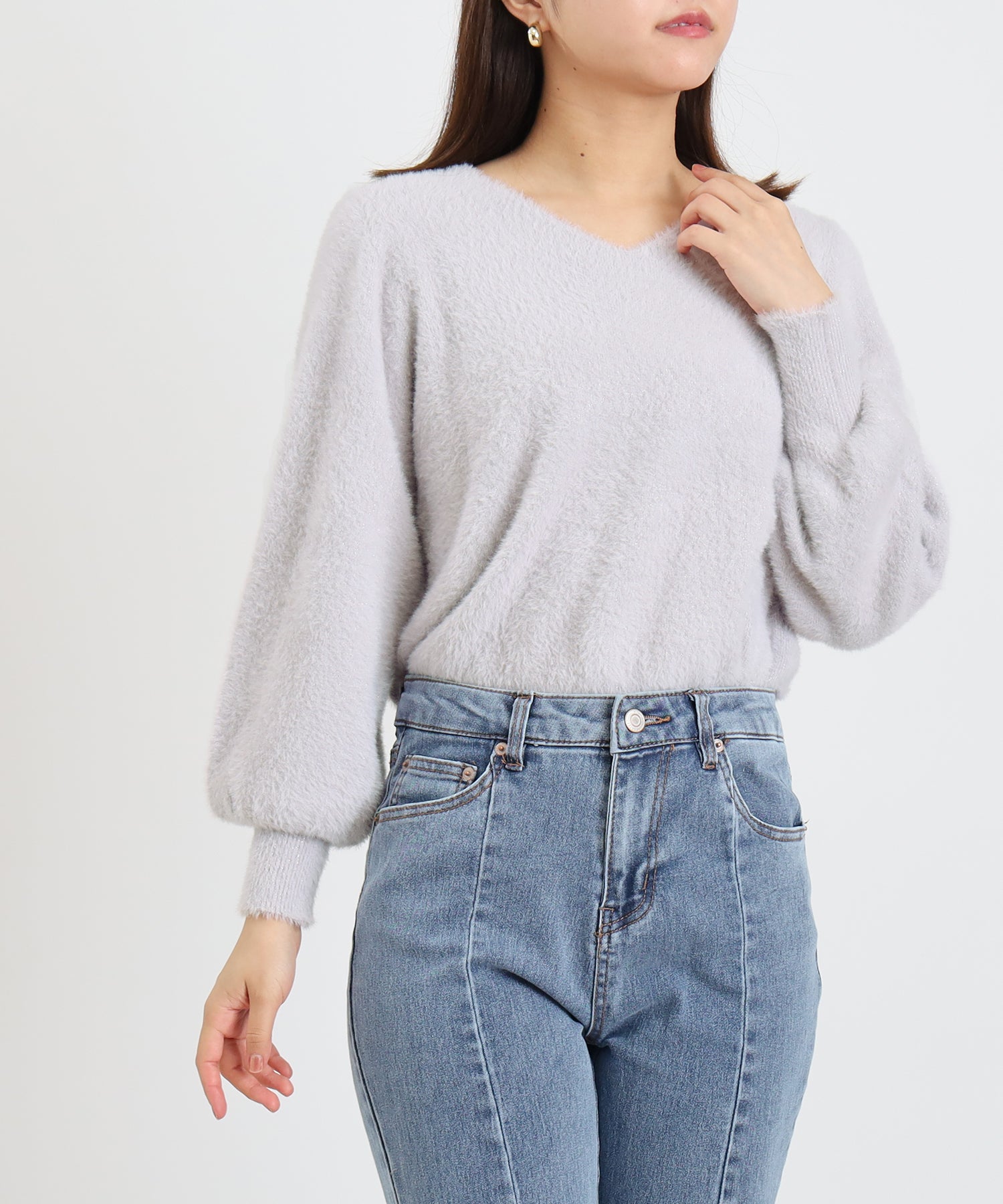 ラベンダー　model：156　着用サイズ：M