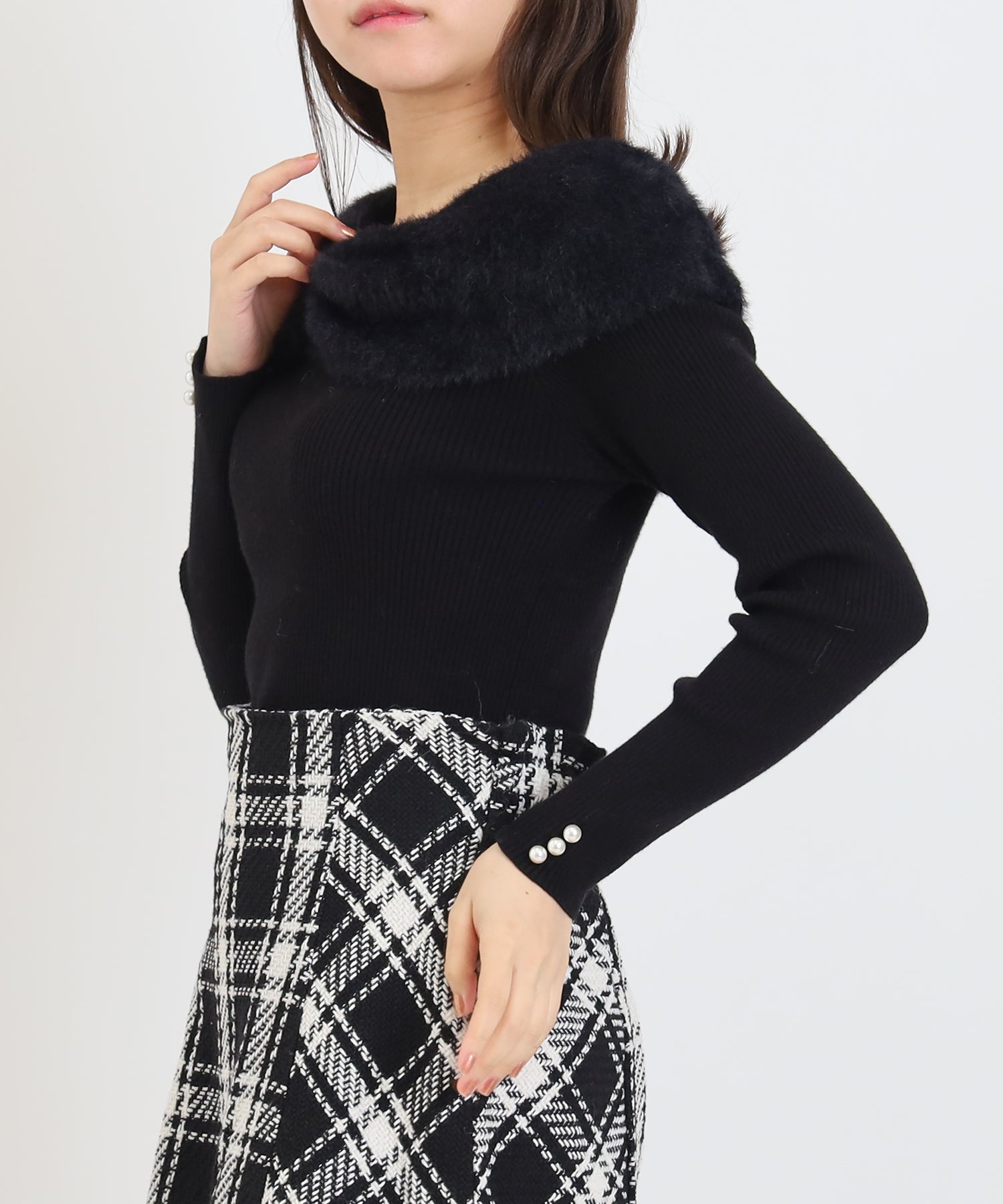 ブラック　model:156　着用サイズ：M