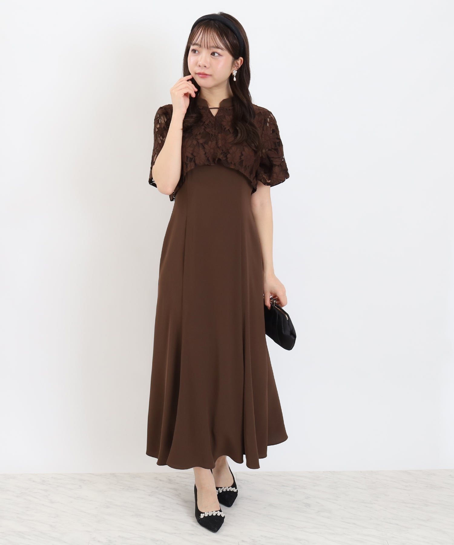 ブラウン　model：156　着用サイズ：M