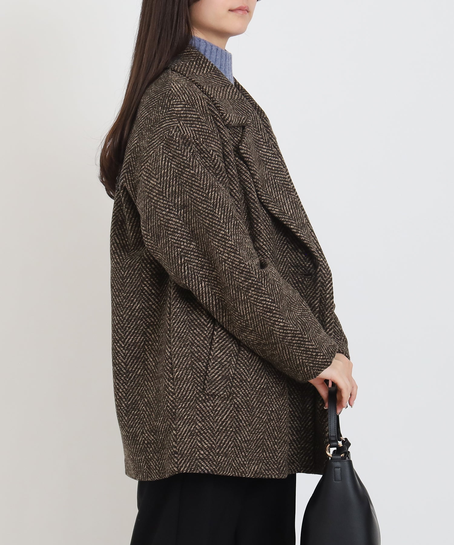 ブラウン　model：160　着用サイズ：M