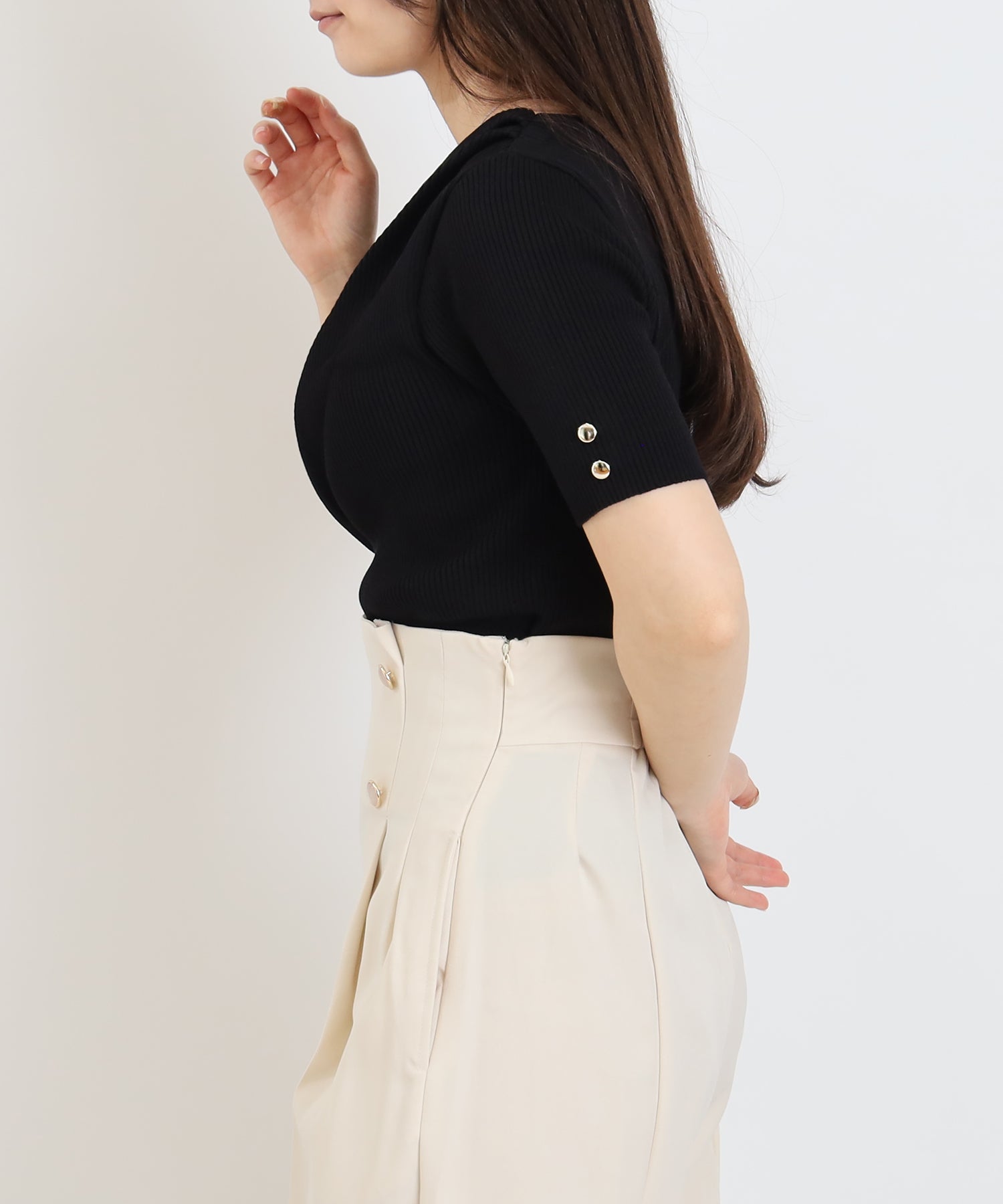 ブラック　model:160cm  着用サイズ：M