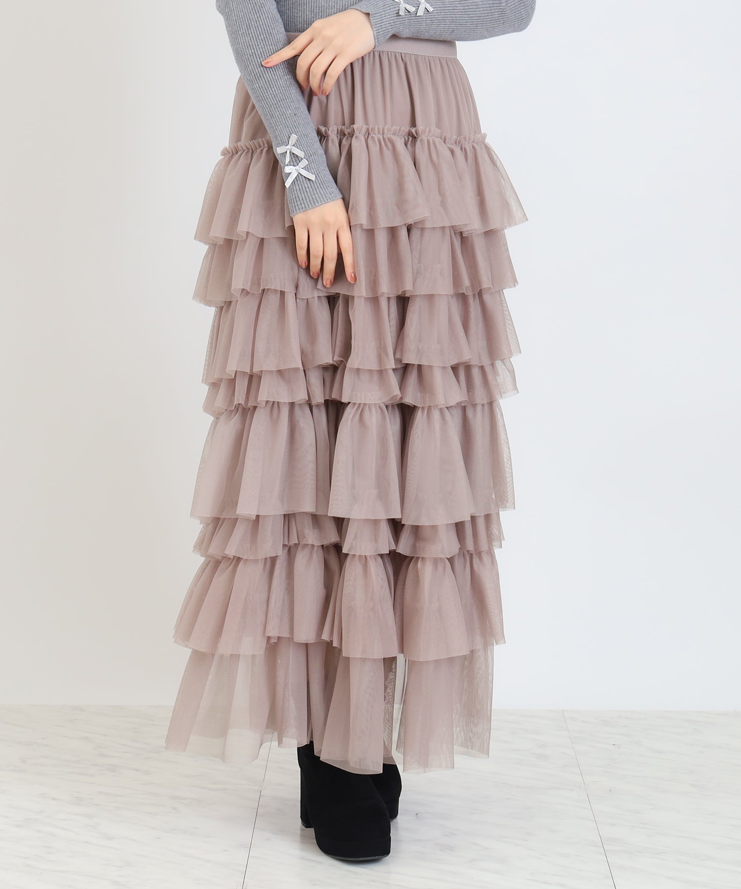 ピンク　model：156　着用サイズ：M