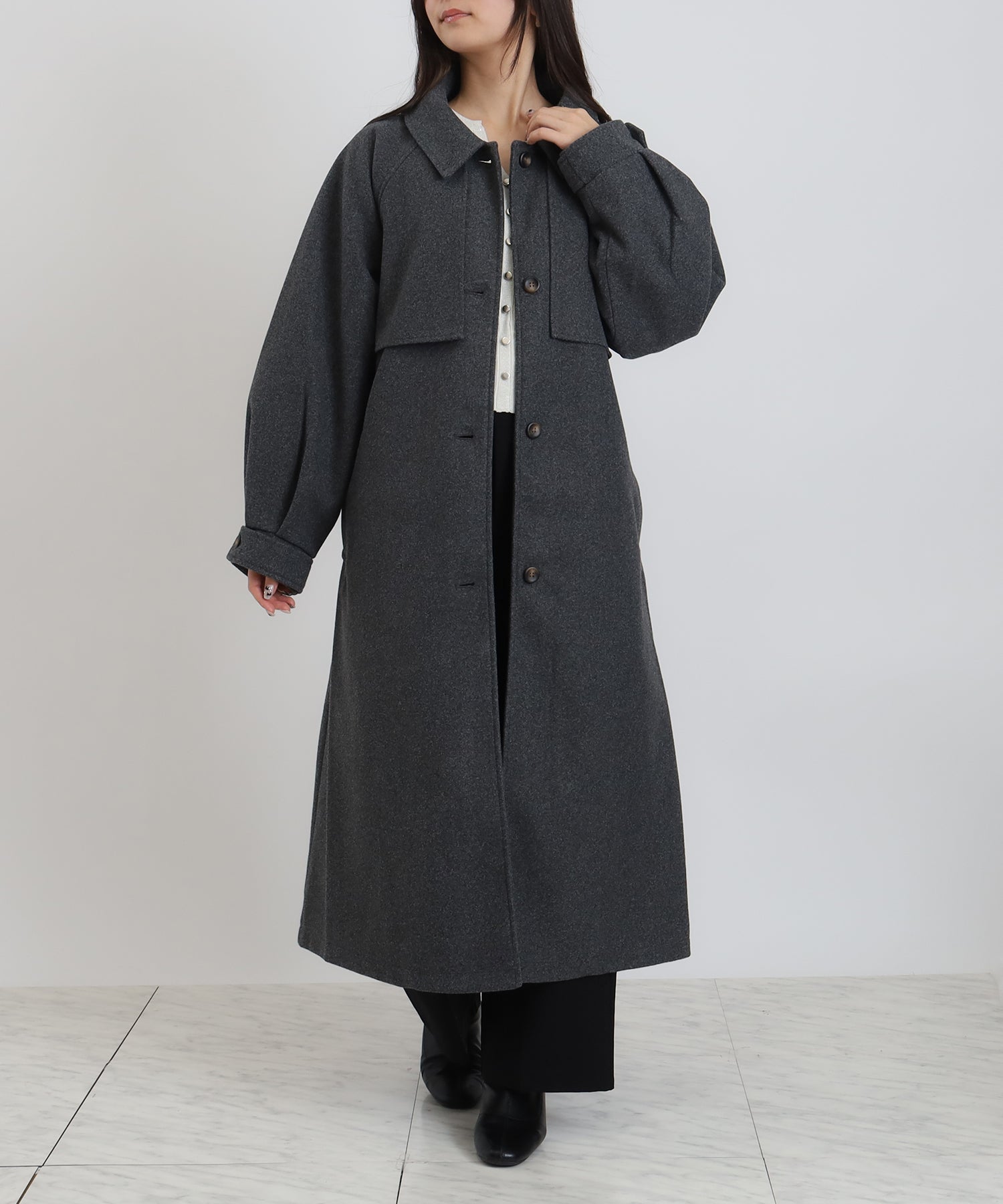 チャコール　model：160　着用サイズ：M