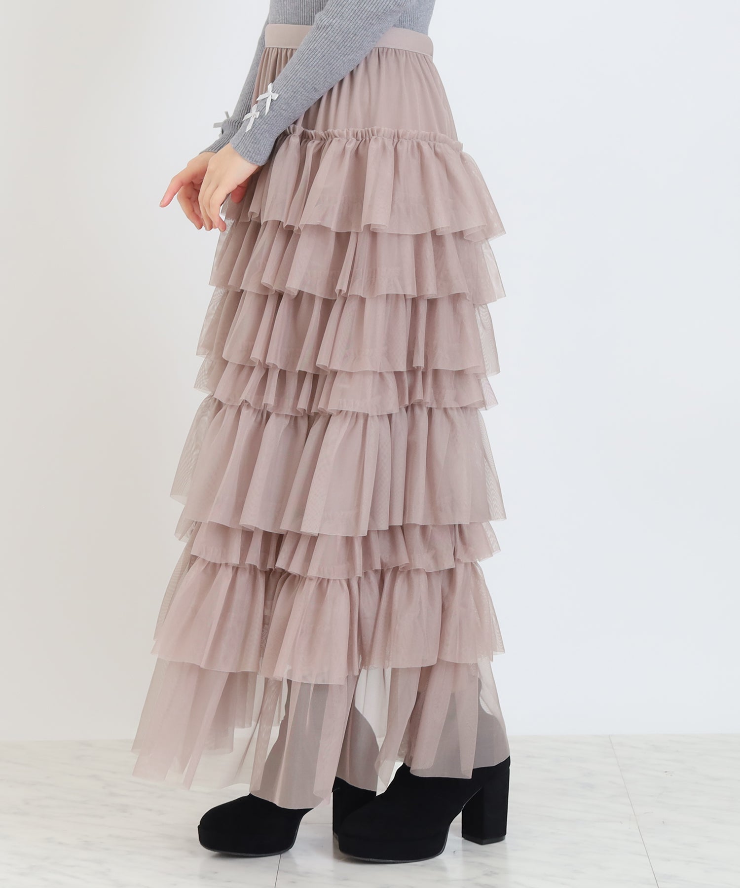 ピンク　model：156　着用サイズ：M