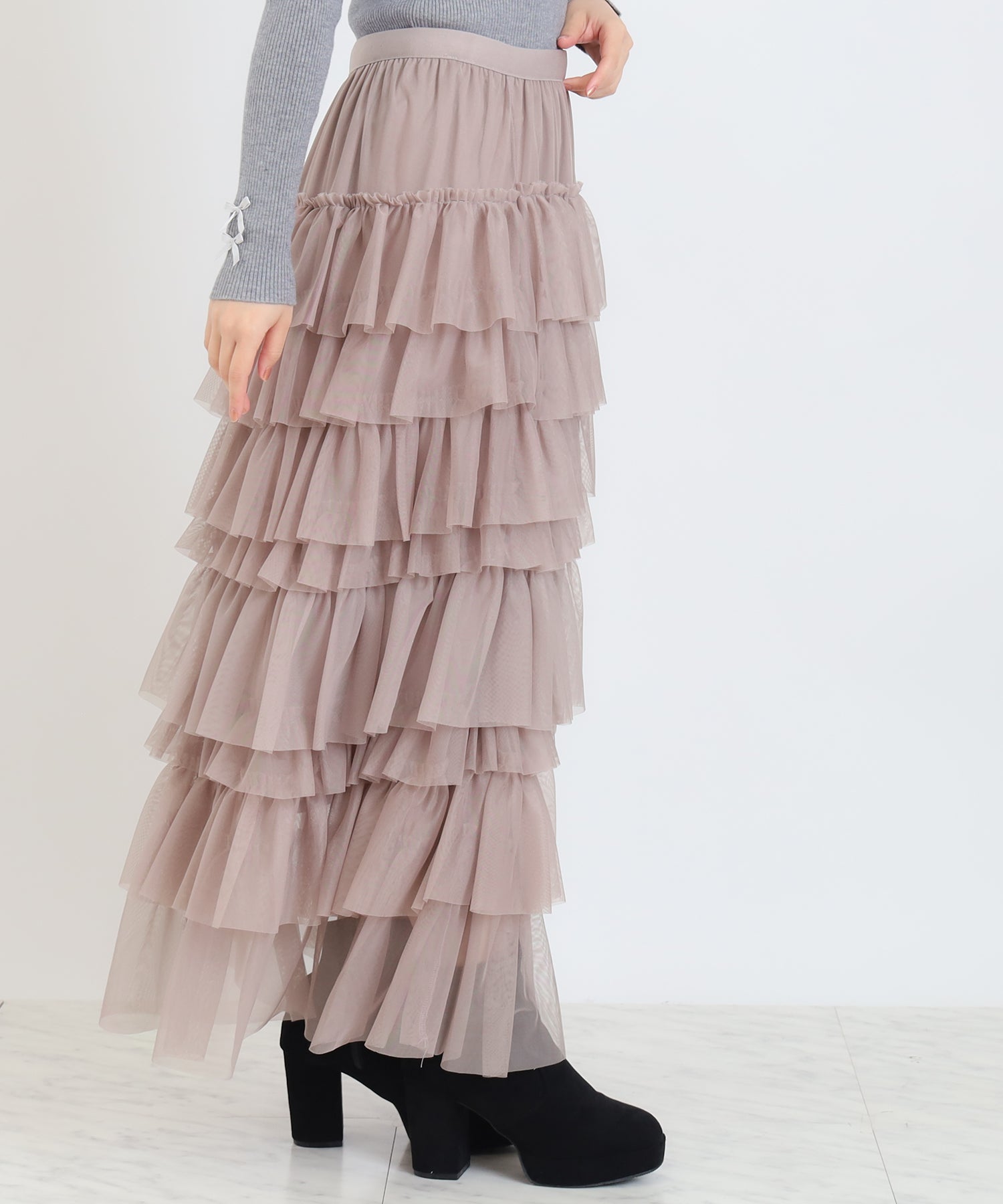 ピンク　model：156　着用サイズ：M