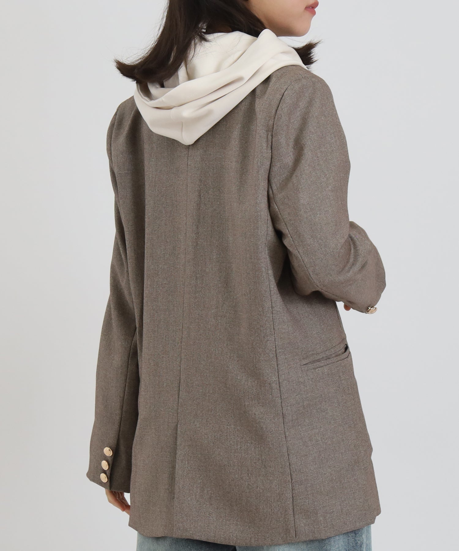 ブラウン　model：156　着用サイズ：S