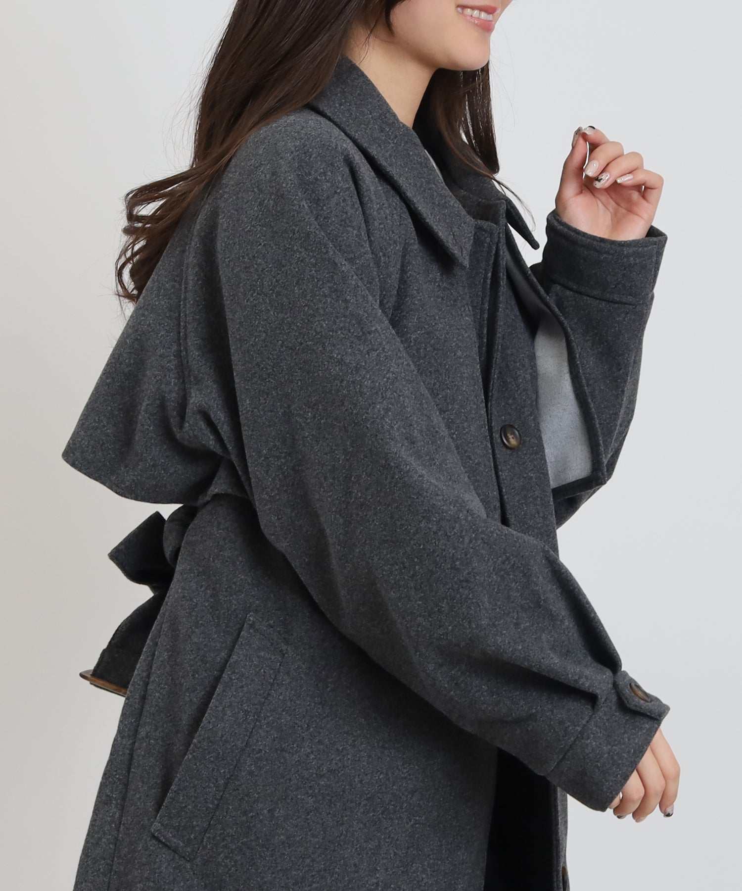 チャコール　model：160　着用サイズ：M