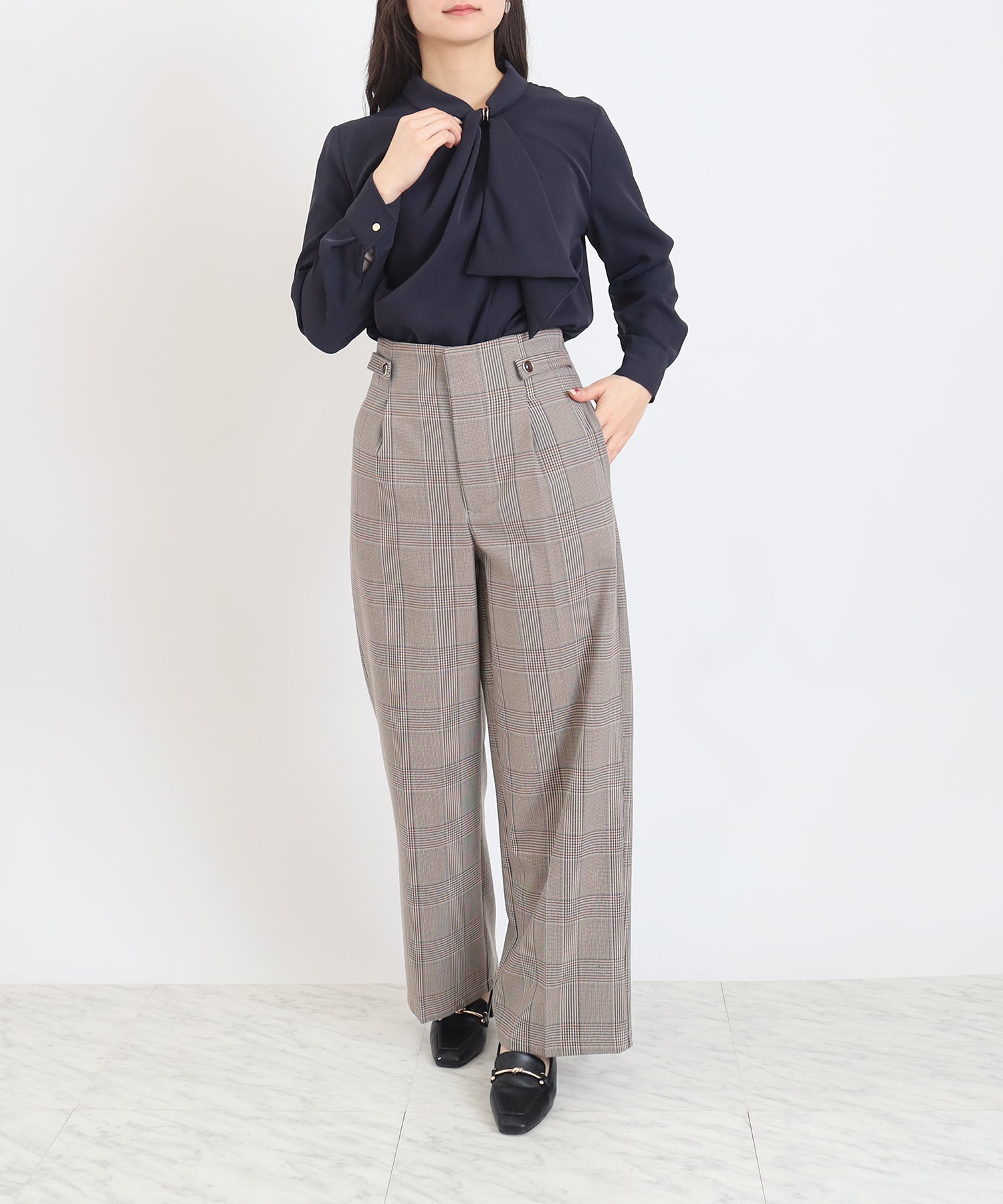 ネイビー　model：160　着用サイズ：M