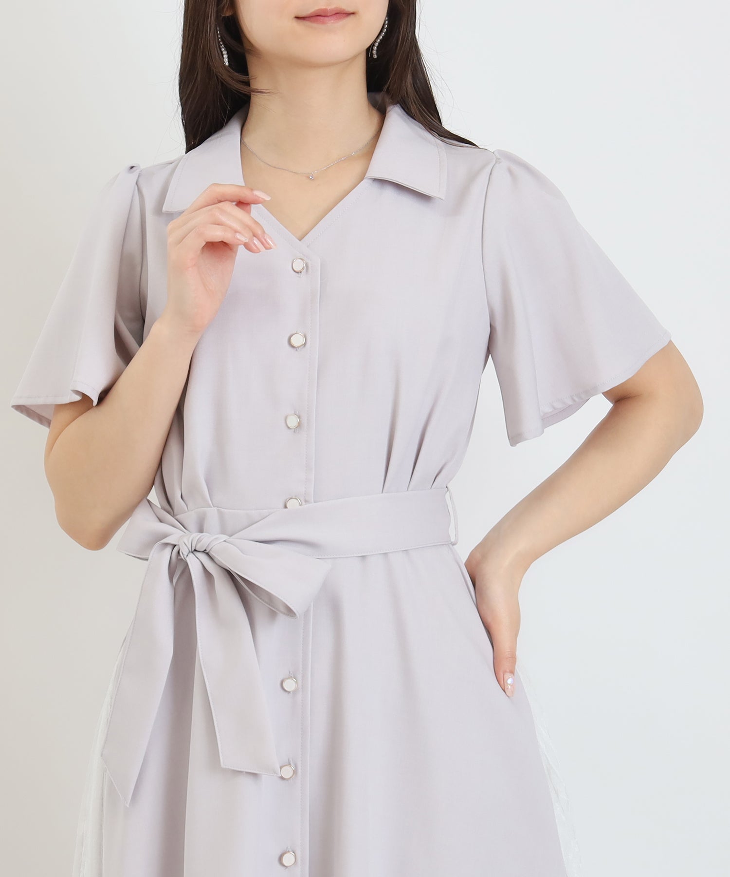 ラベンダー　model：160　着用サイズ：M