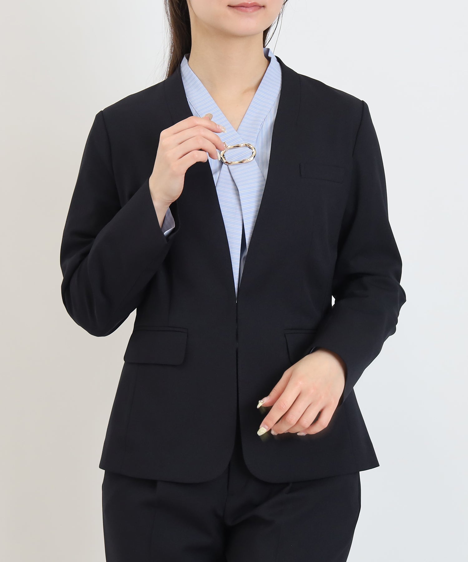 ネイビー　model:160cm  着用サイズ：M