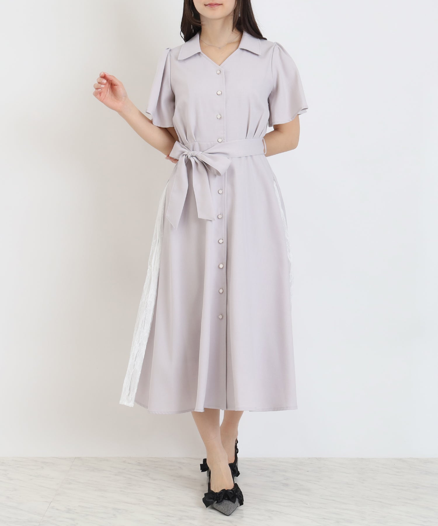 ラベンダー　model：160　着用サイズ：M