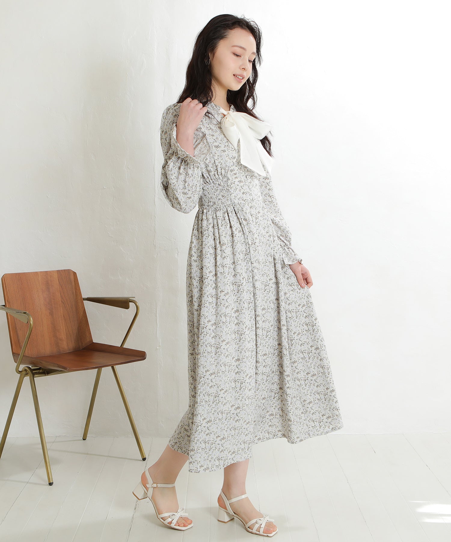 ベージュ　model：171　着用サイズ：M