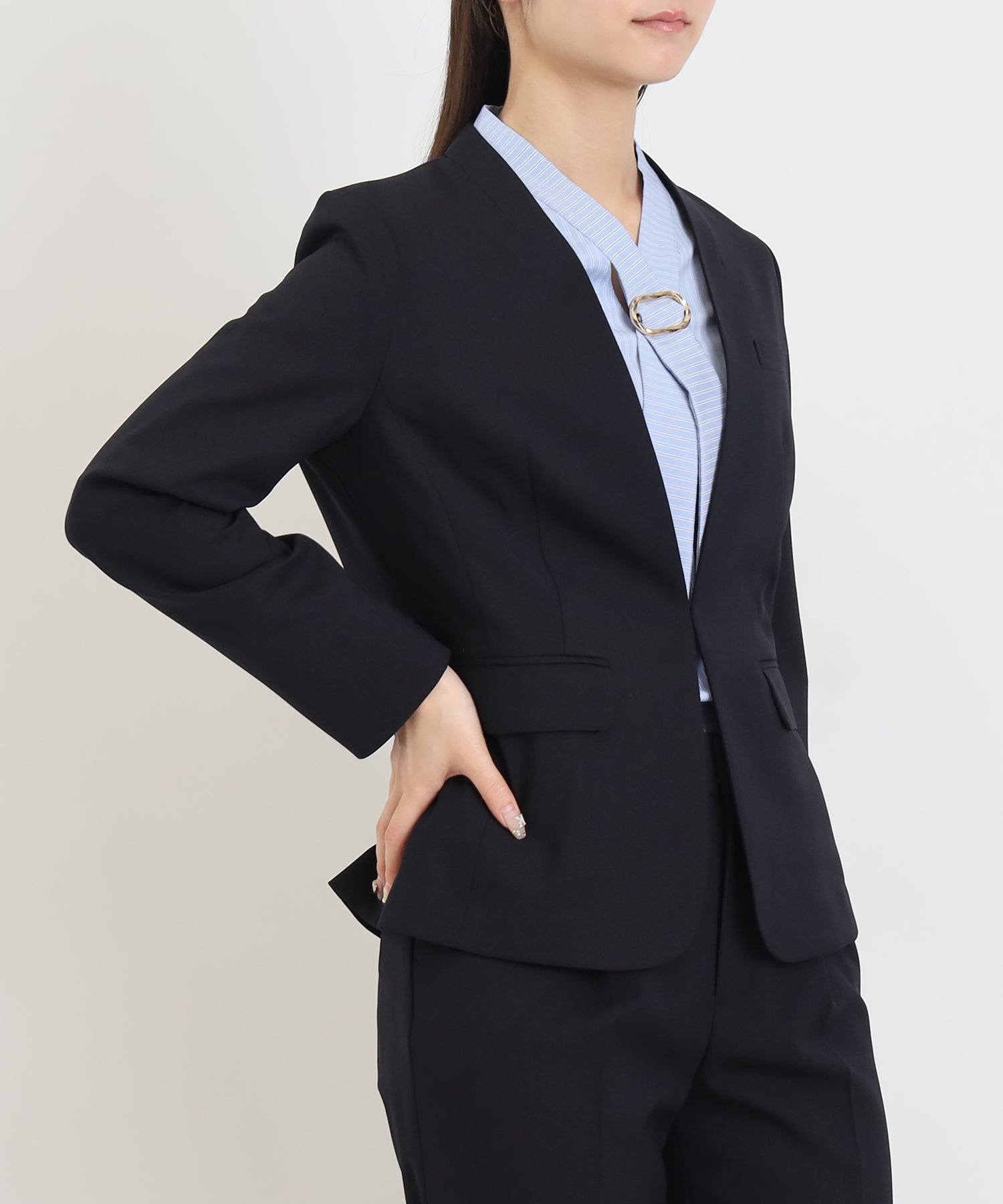 ネイビー　model:160cm  着用サイズ：M