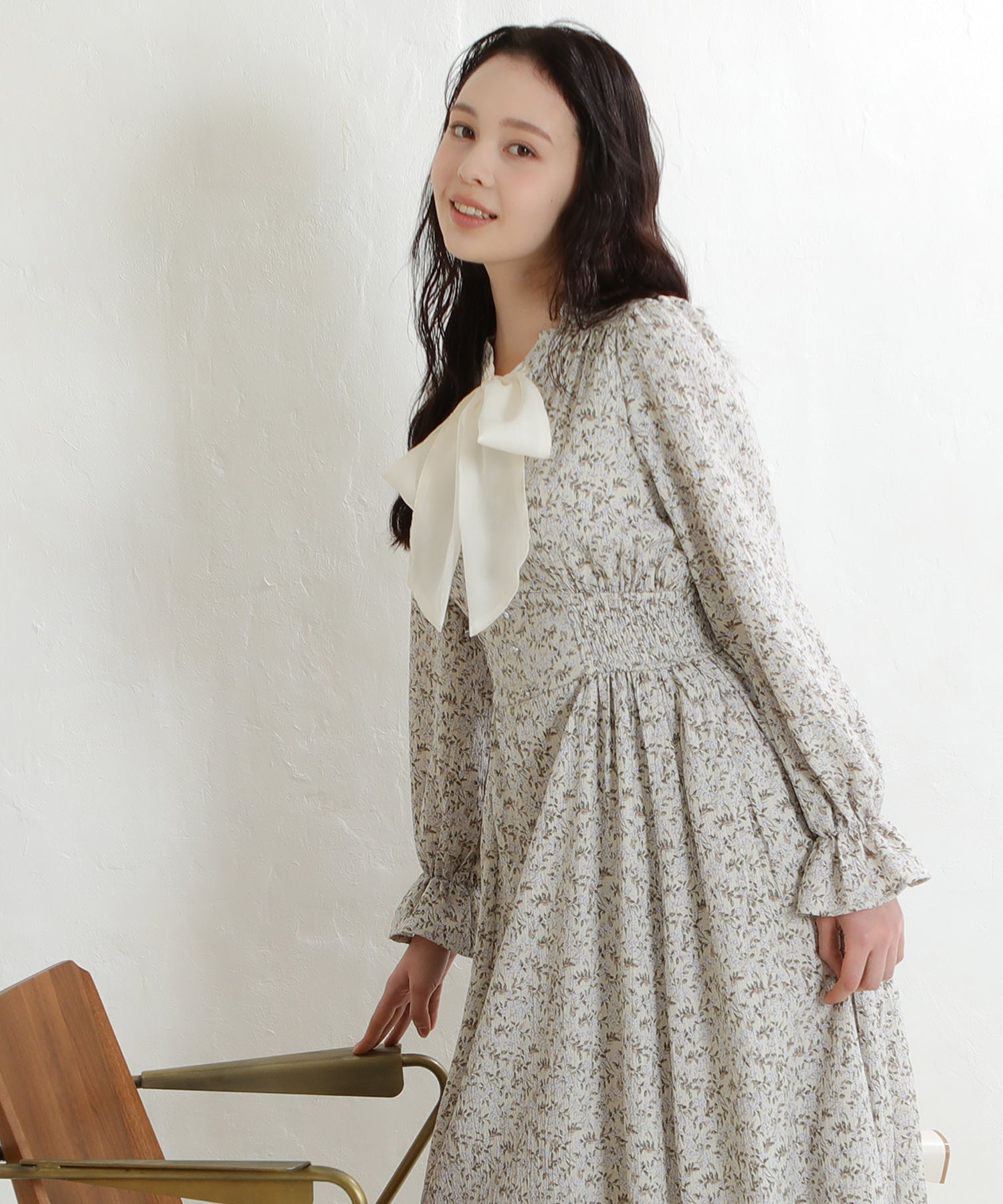 ベージュ　model：171　着用サイズ：M