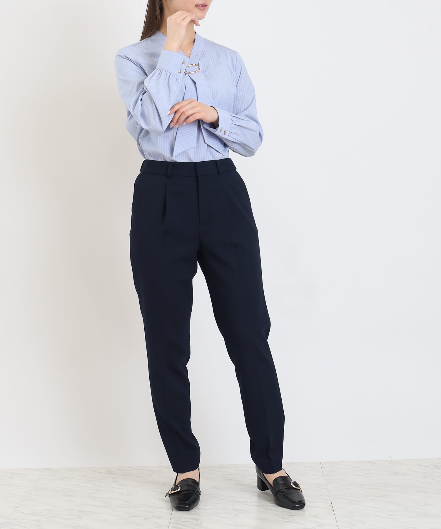 ネイビー　model:160cm  着用サイズ：M