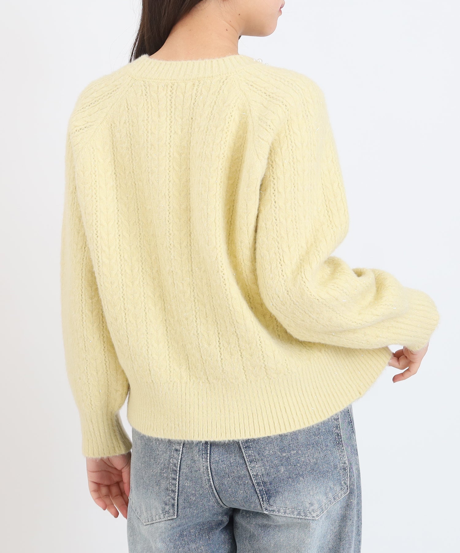 イエロー　model:156cm  着用サイズ：M