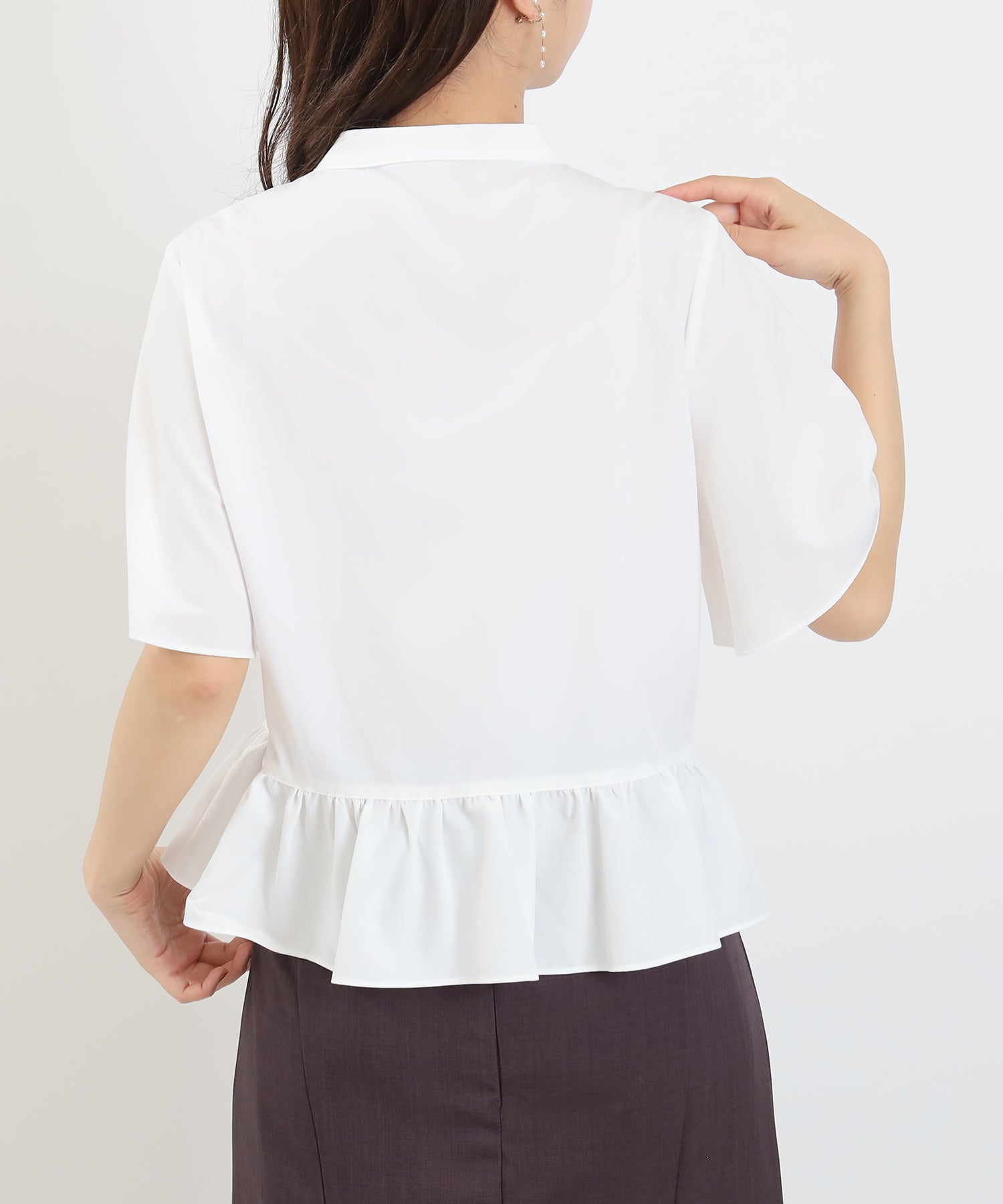 ホワイト　model:156cm  着用サイズ：M