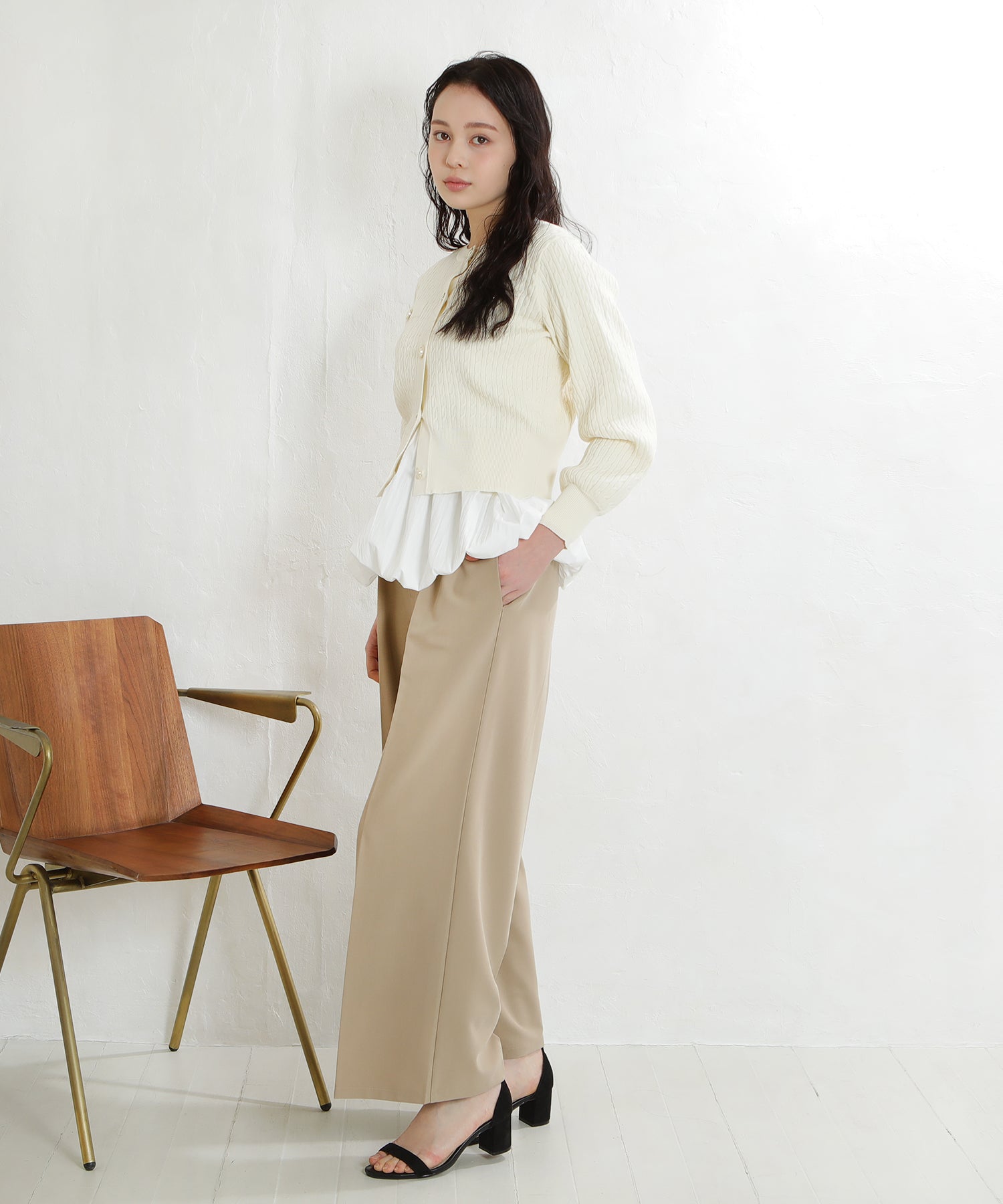 アイボリー　model：171㎝　着用サイズ：M