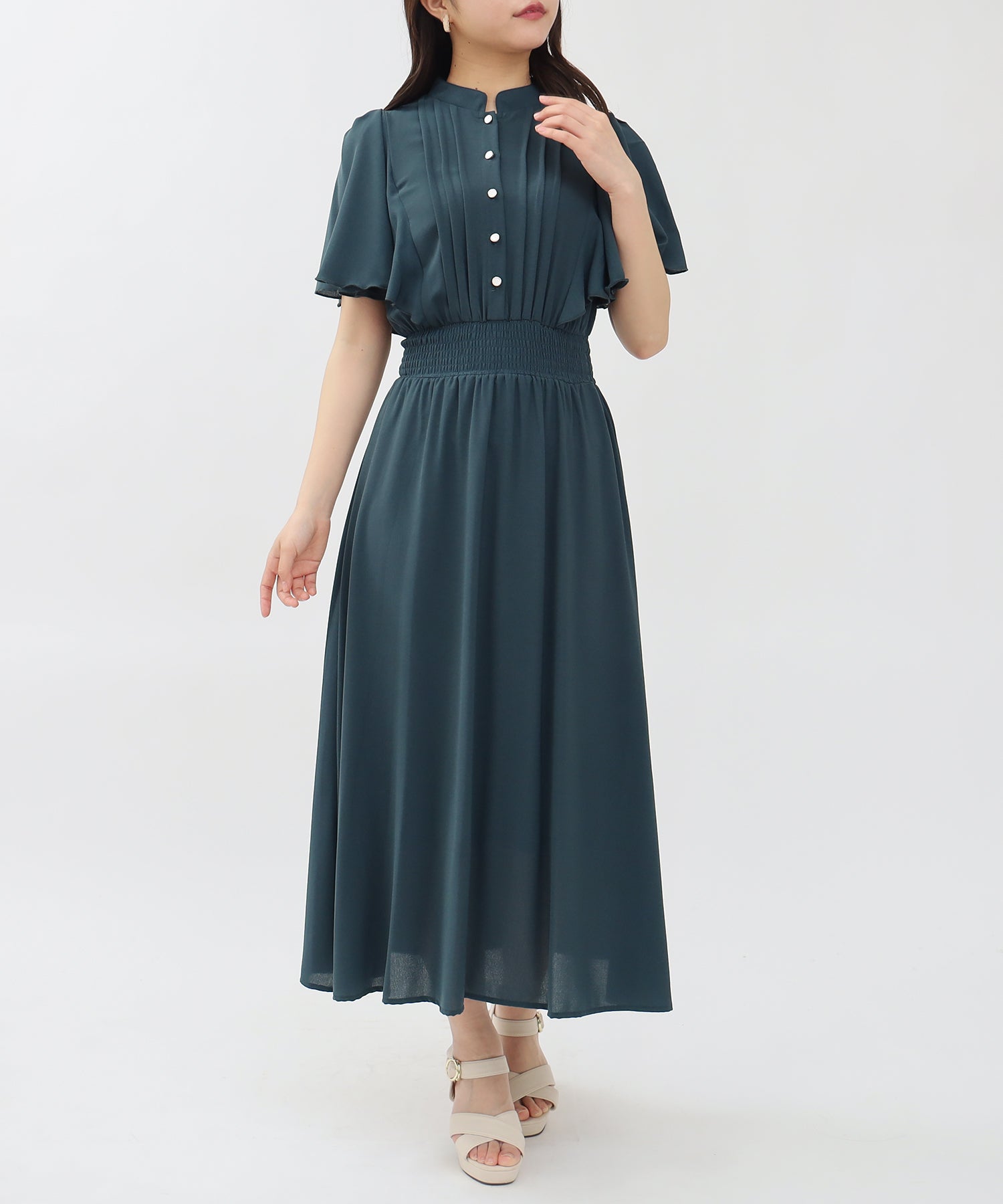 ブルーグリーン　MODEL：156cm 着用サイズ：S