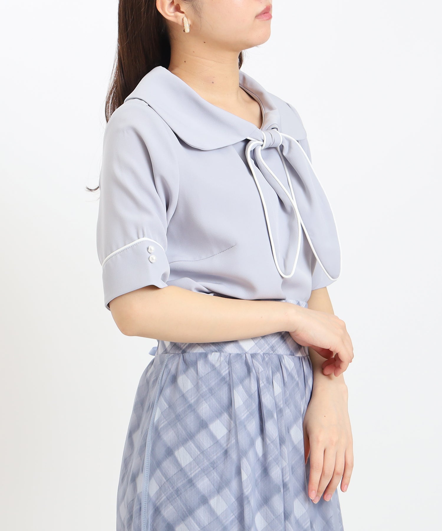 サックス　model:156cm　着用サイズ：M
