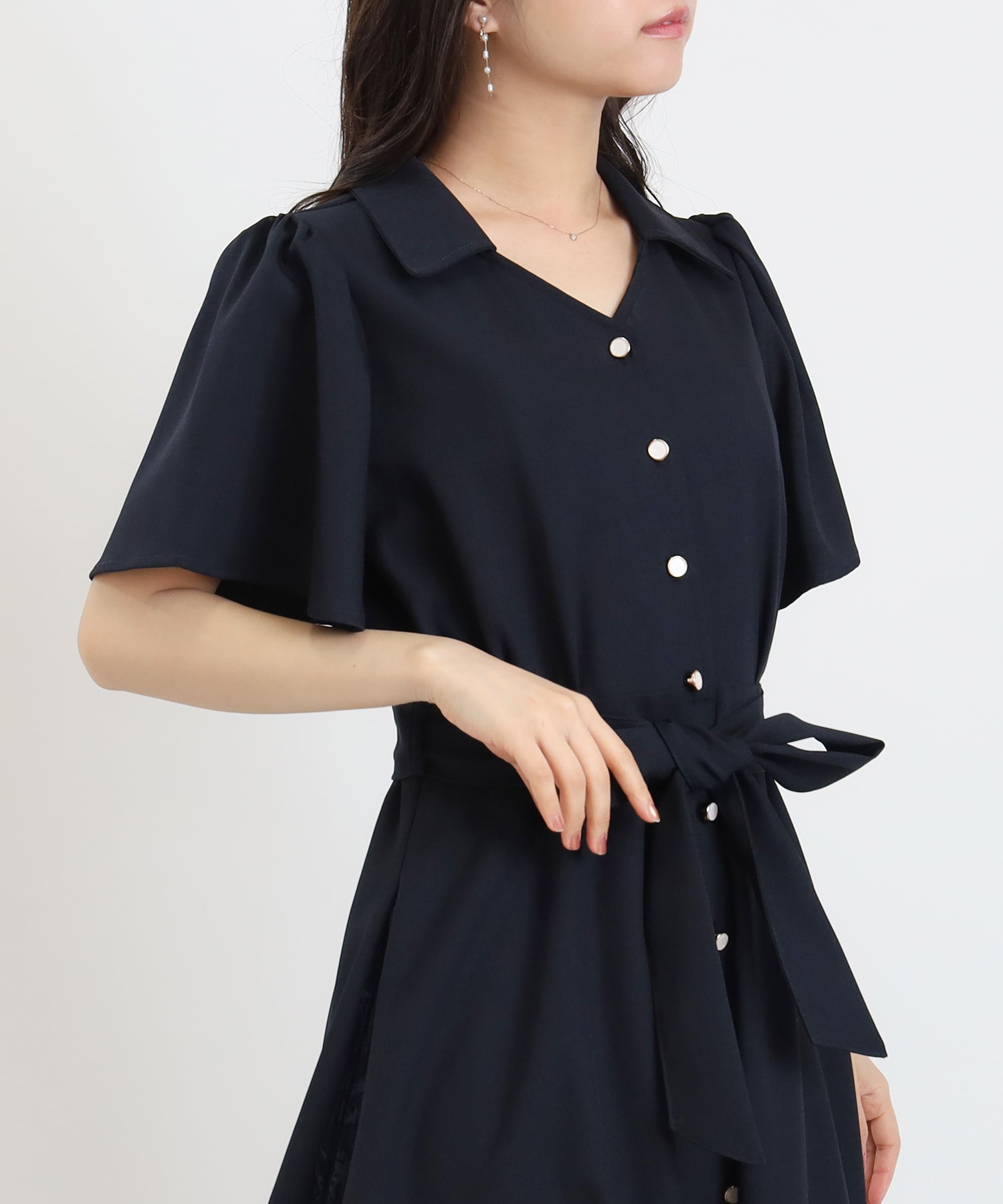 ネイビー　model：156　着用サイズ：M