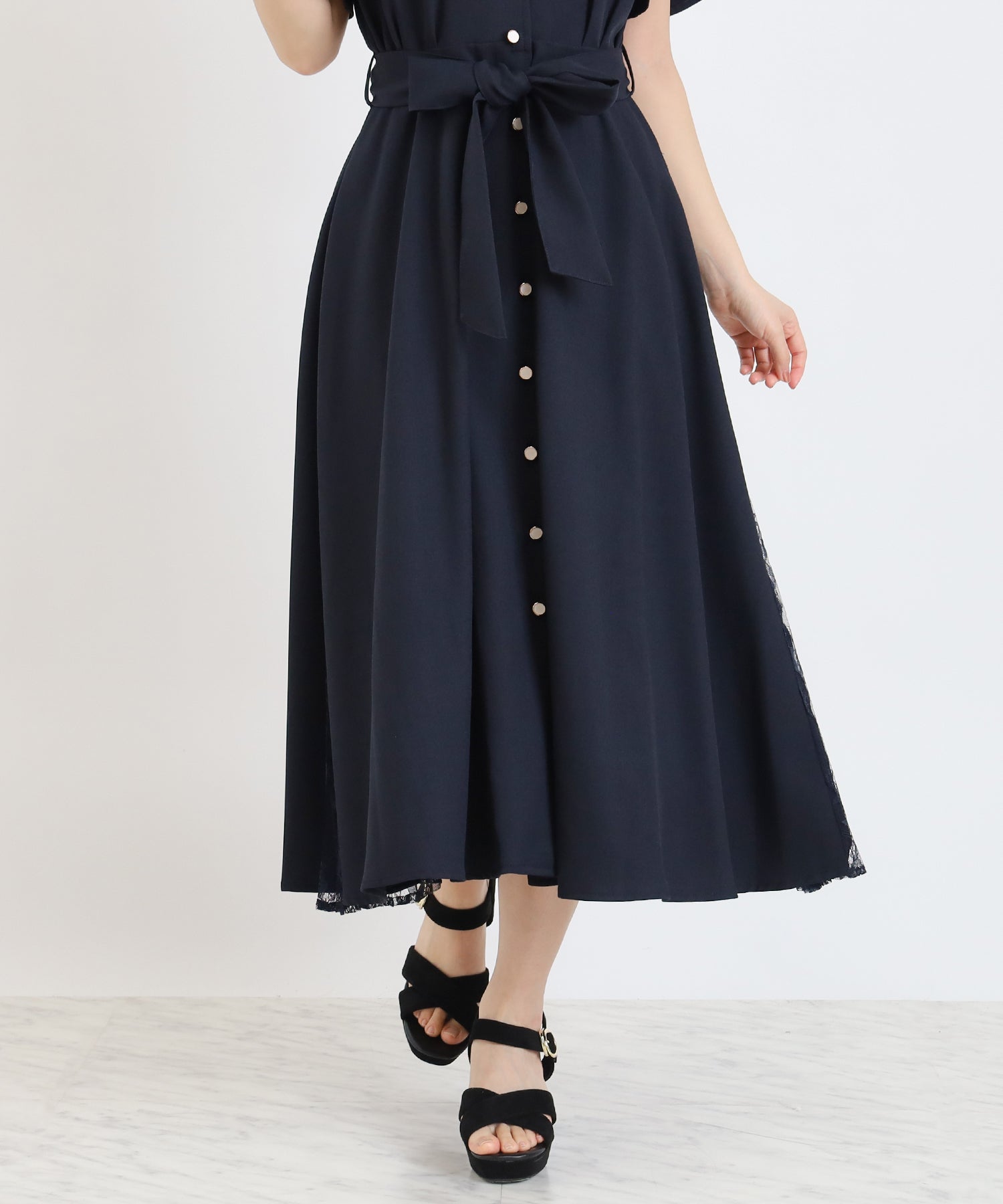 ネイビー　model：156　着用サイズ：M