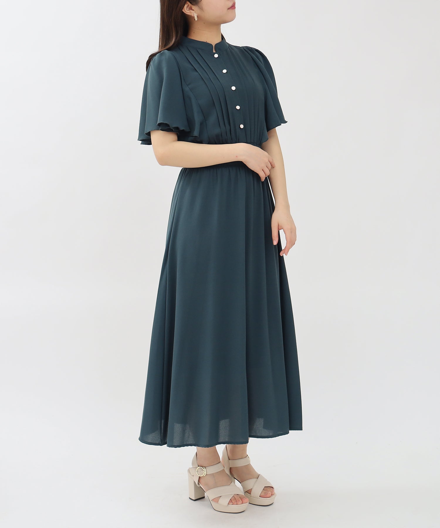 ブルーグリーン　MODEL：156cm 着用サイズ：S