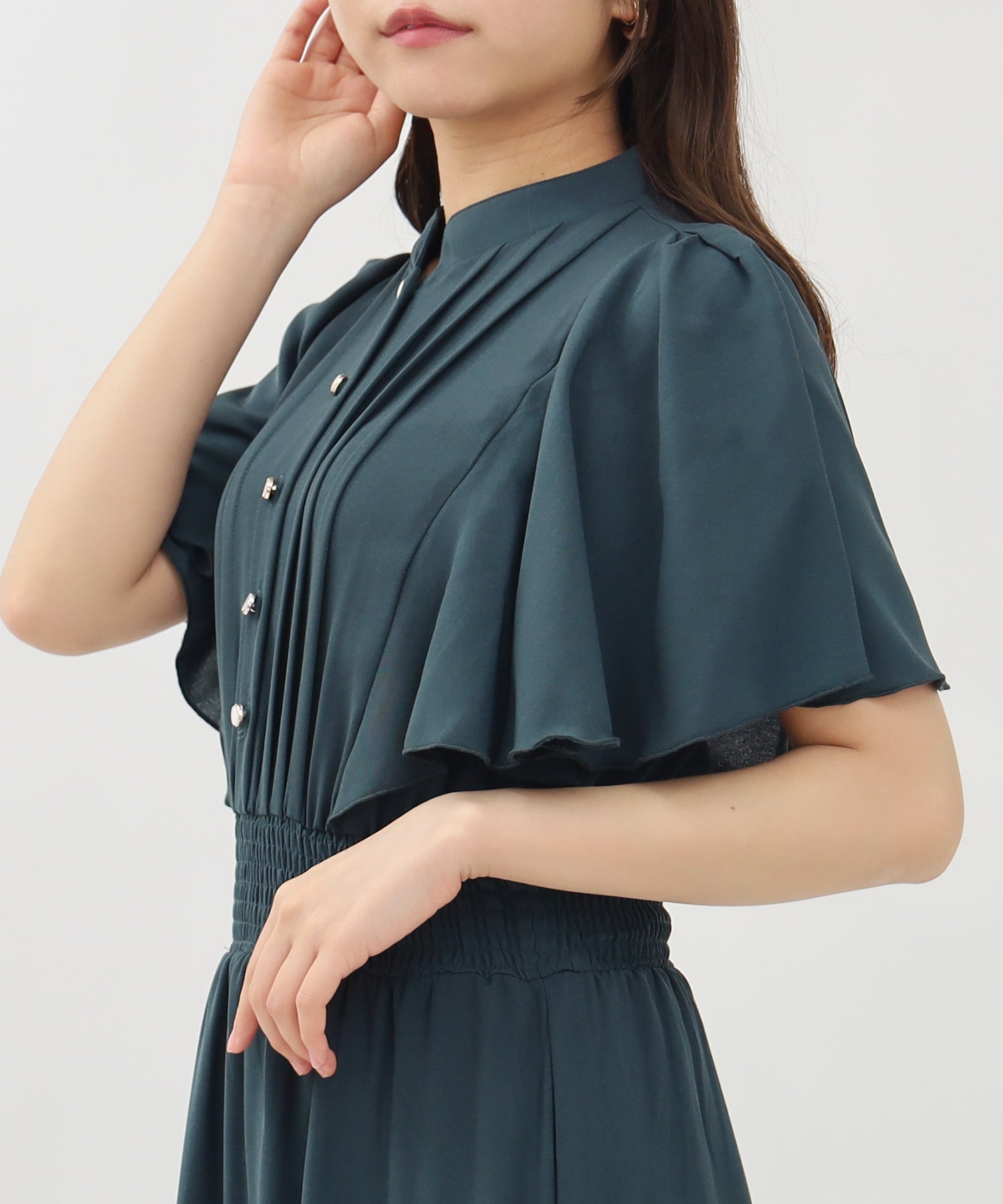 ブルーグリーン　MODEL：156cm 着用サイズ：S