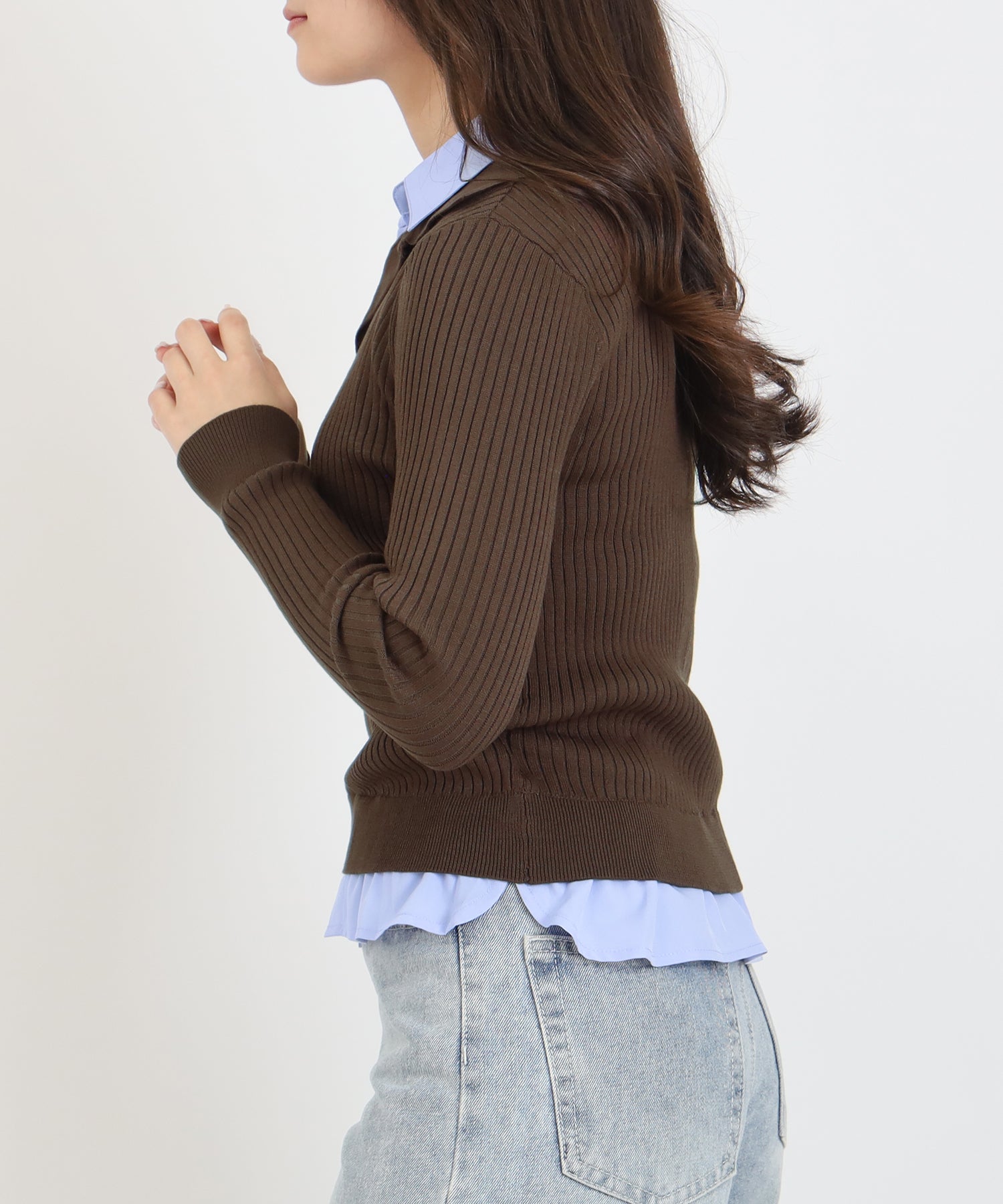 ブラウン　model：160　着用サイズ：M