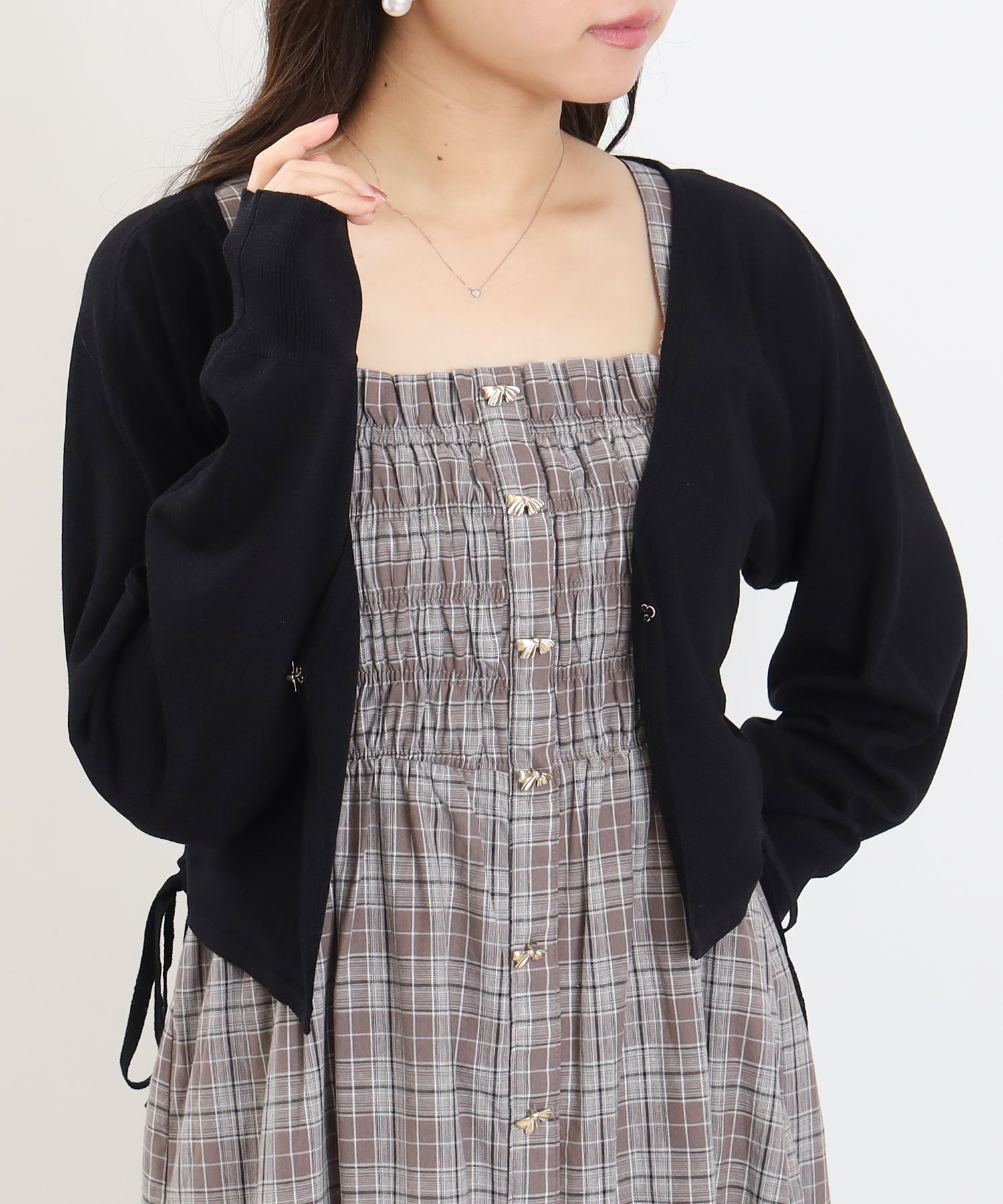 ブラック　model:156cm  着用サイズ：M