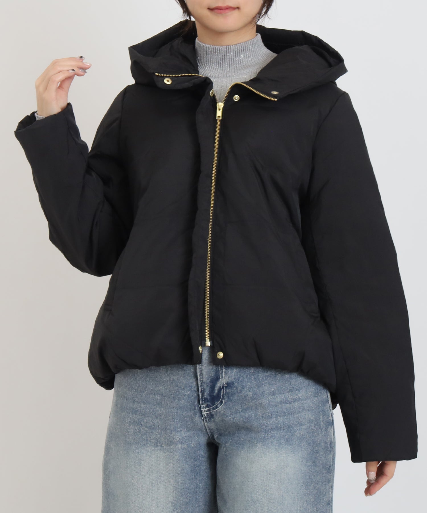 ブラック　model：160　着用サイズ：M