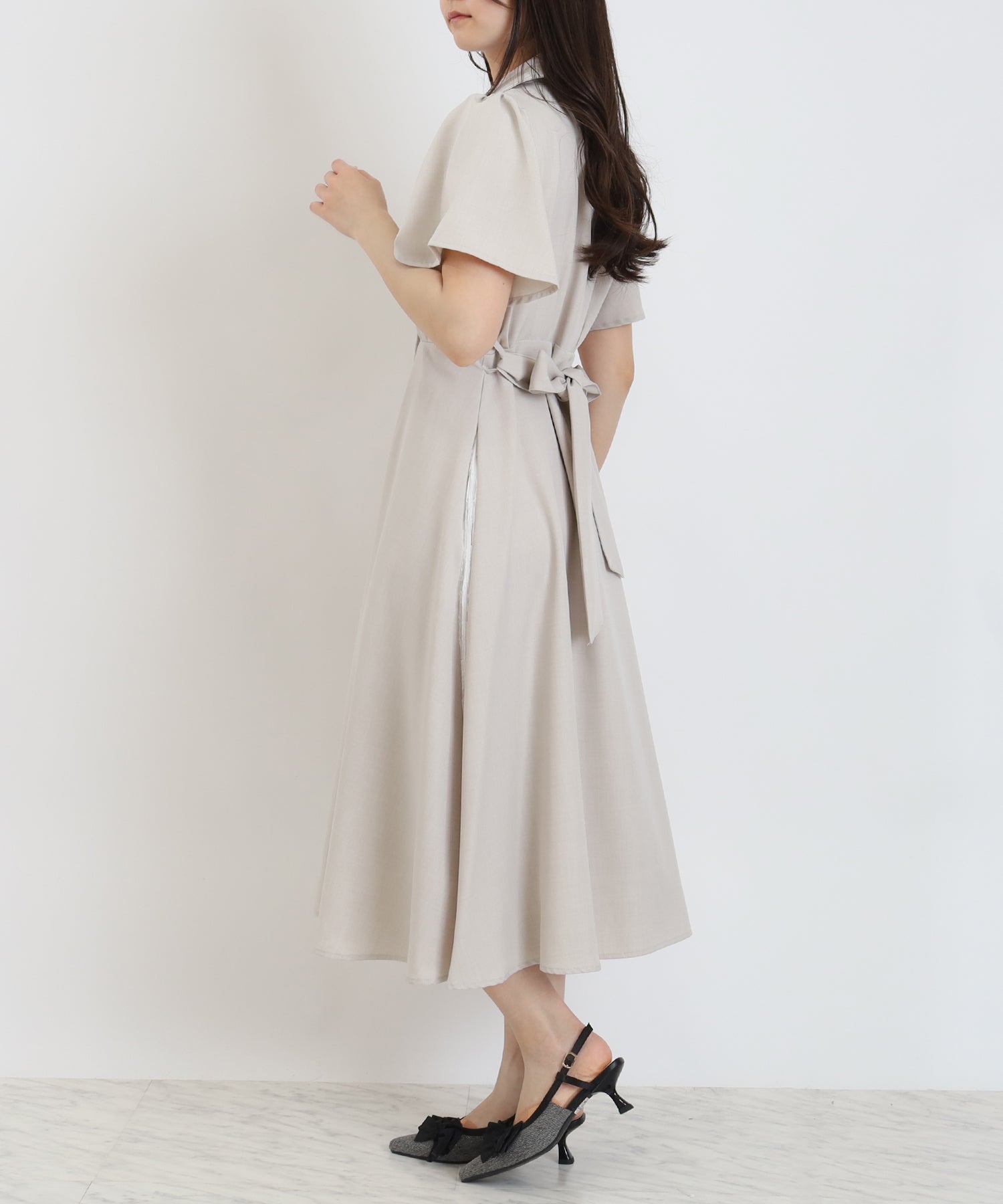 グレージュ　model：160　着用サイズ：M
