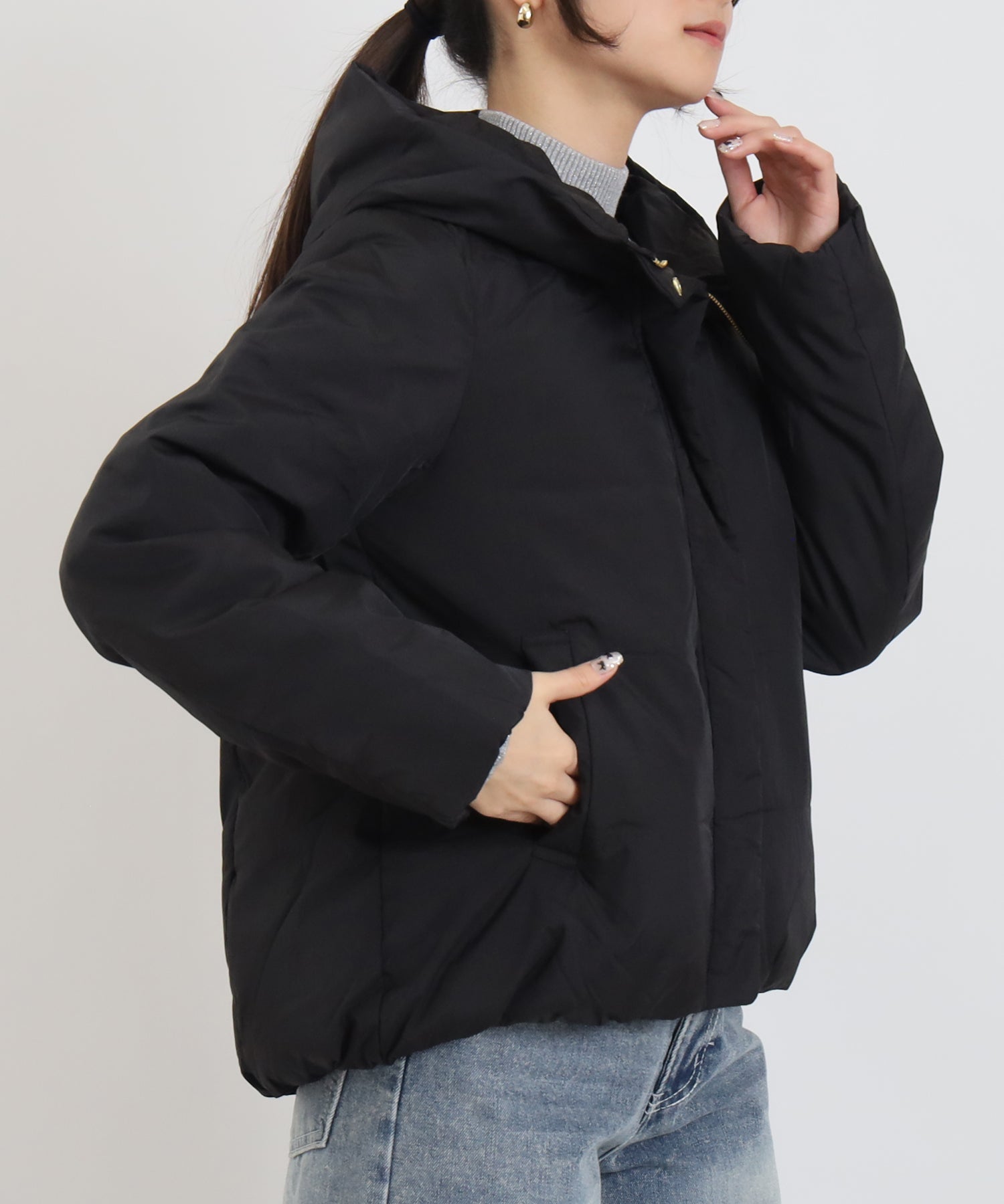 ブラック　model：160　着用サイズ：M