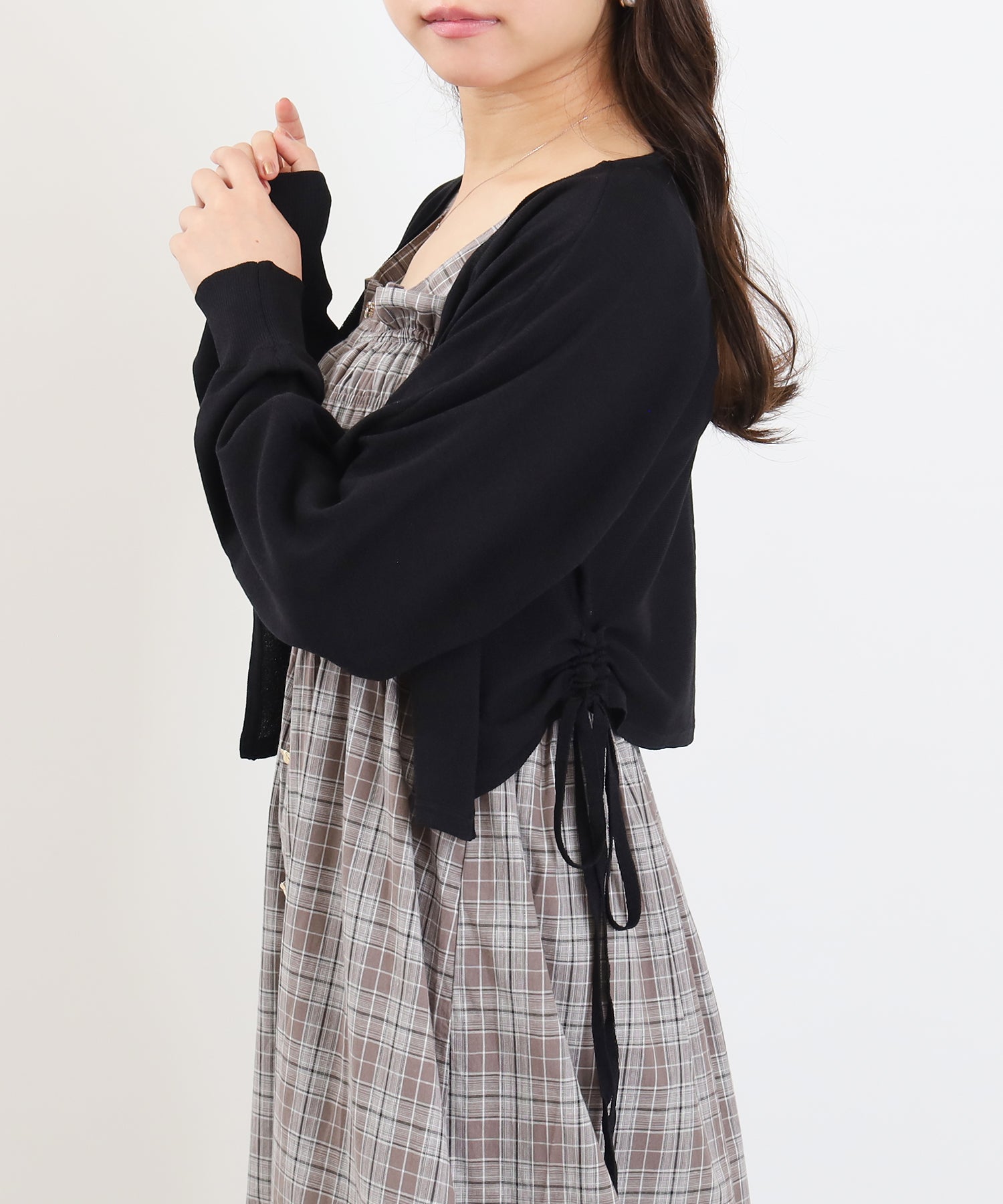ブラック　model:156cm  着用サイズ：M