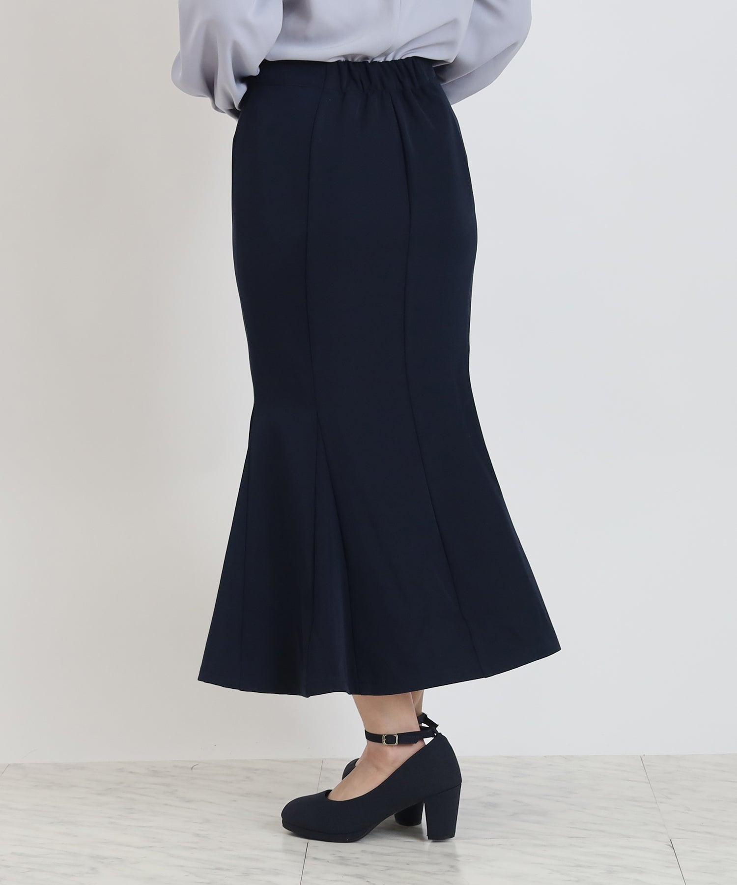 フロントジップマーメイドスカート