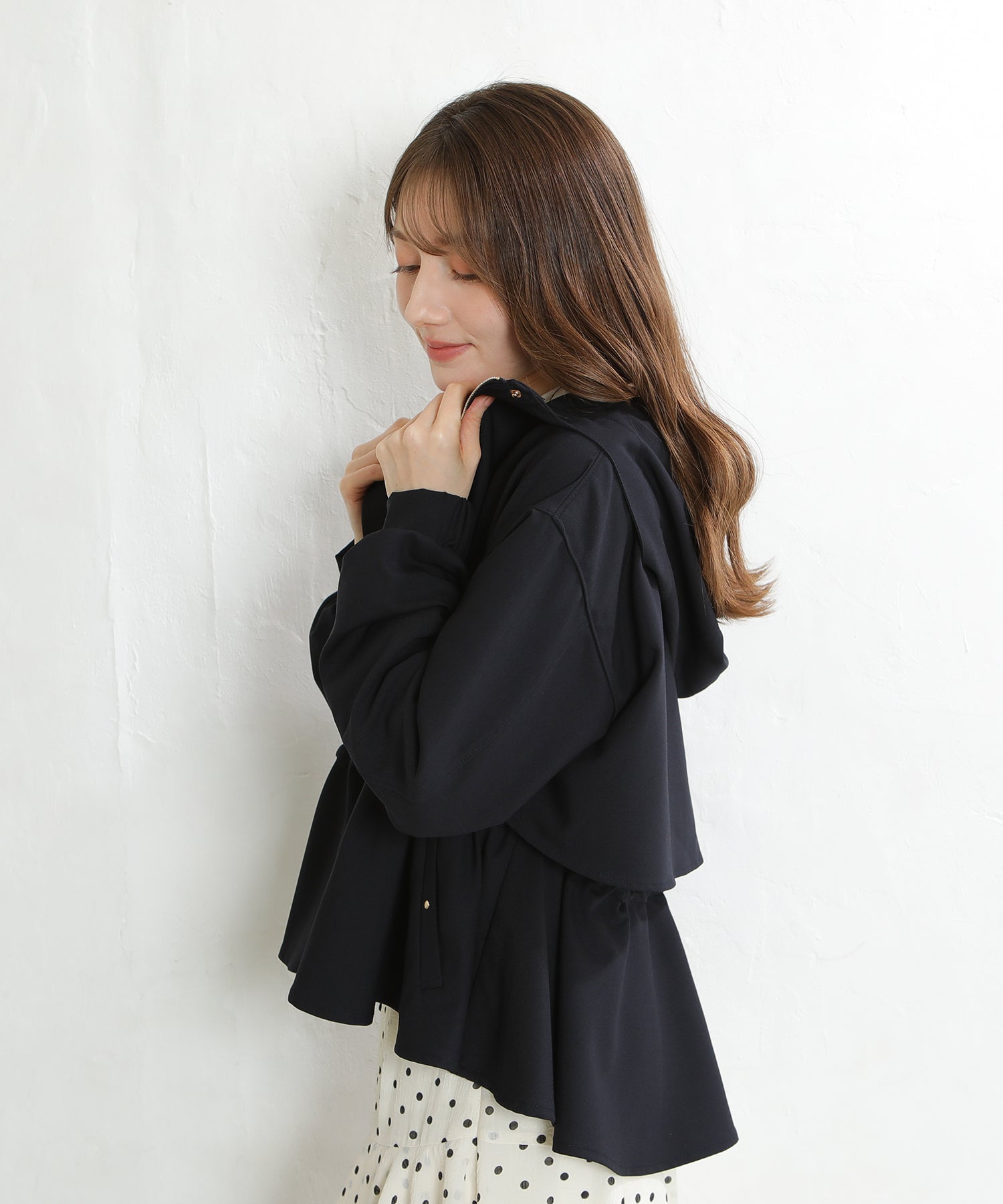 ネイビー　model：163　着用サイズ：M