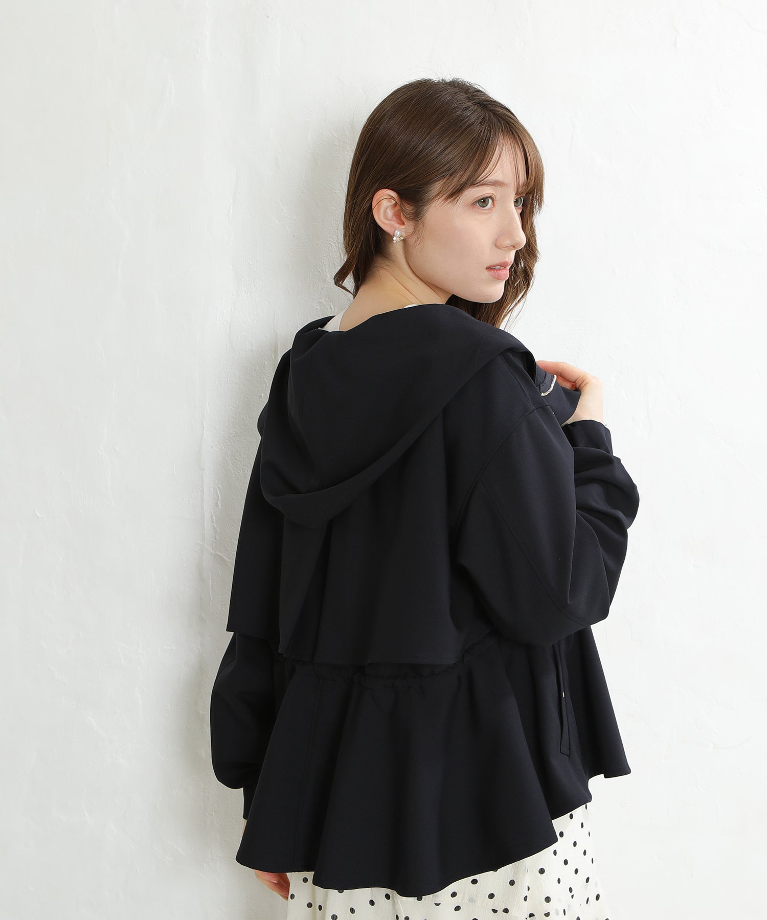 ネイビー　model：163　着用サイズ：M